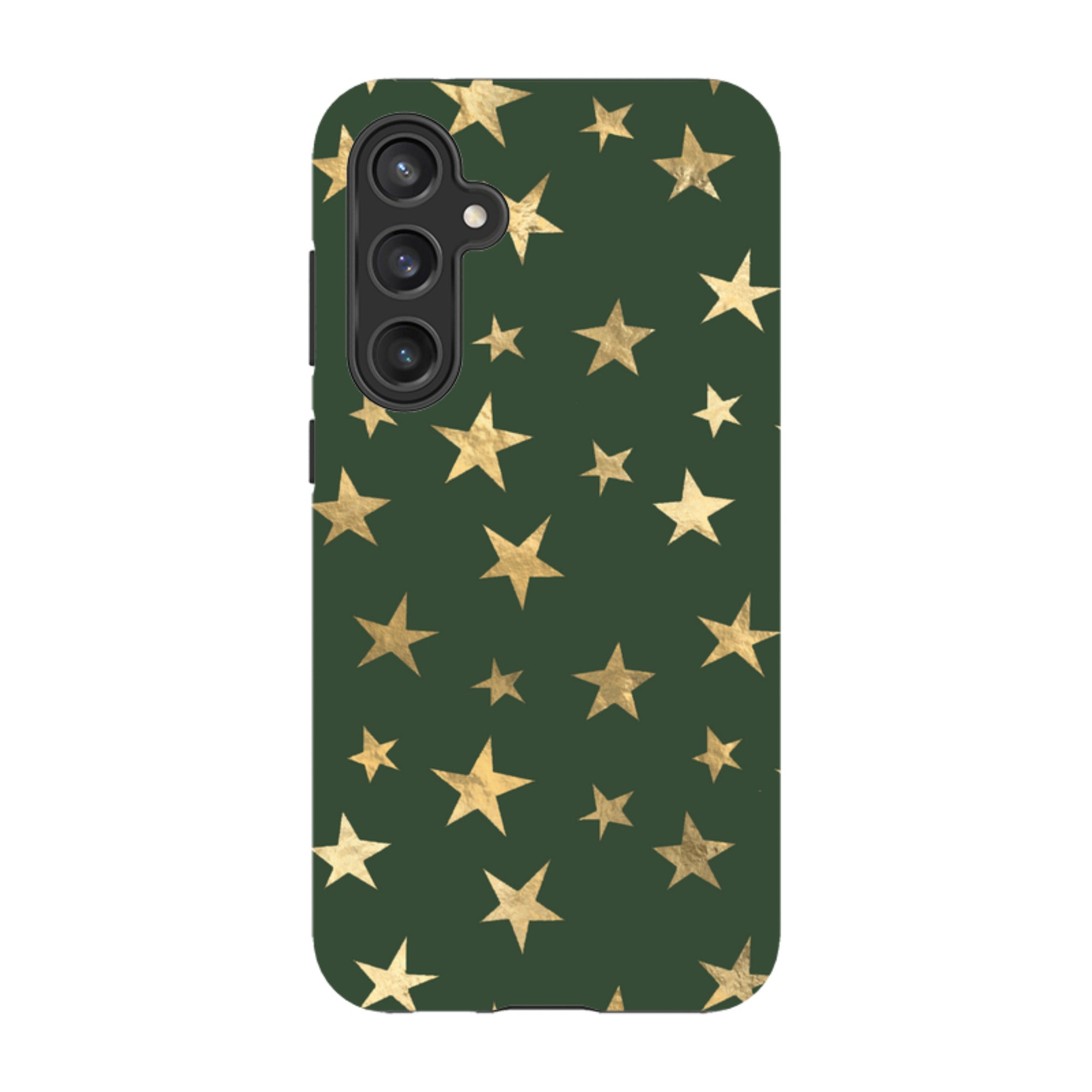 Samsung Tough Case - Green and Gold Stars
