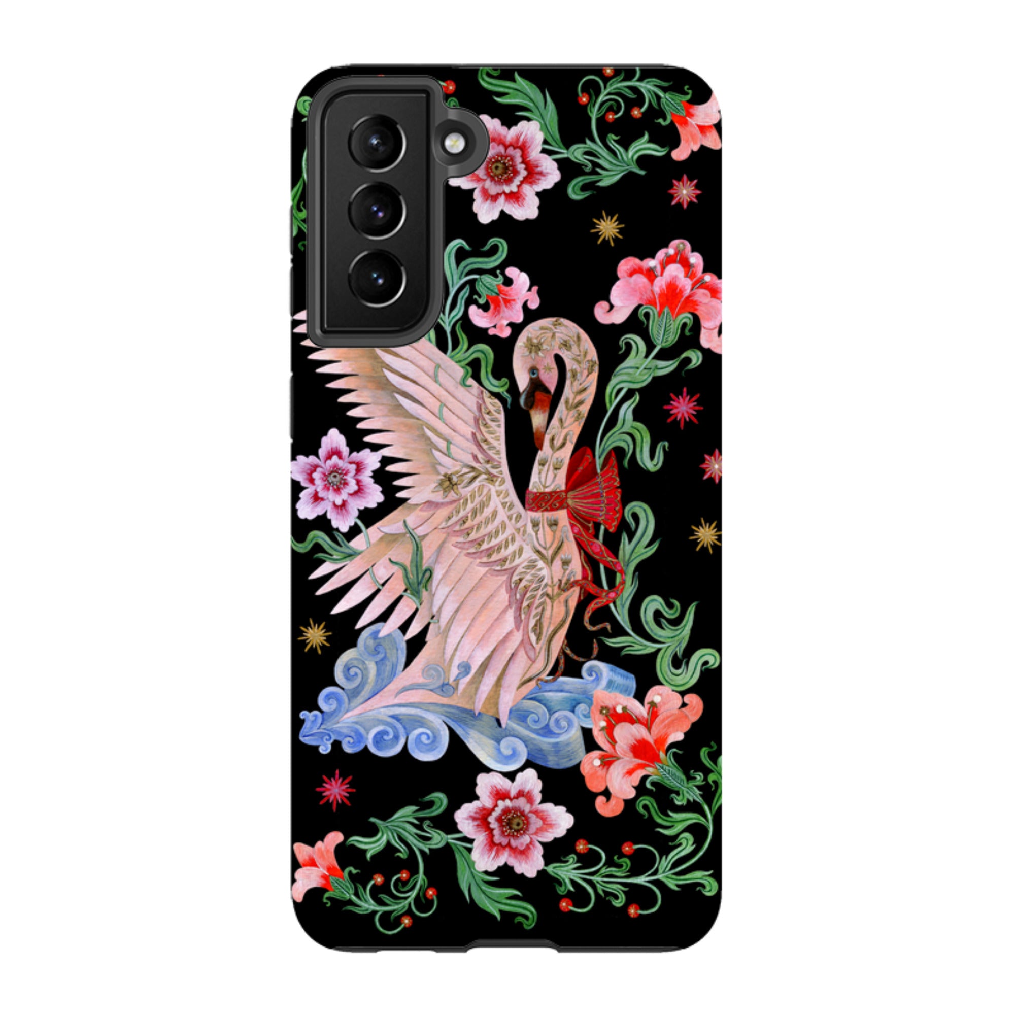 Samsung Tough  Case - Seven Swans A Swimming By Maria Matos