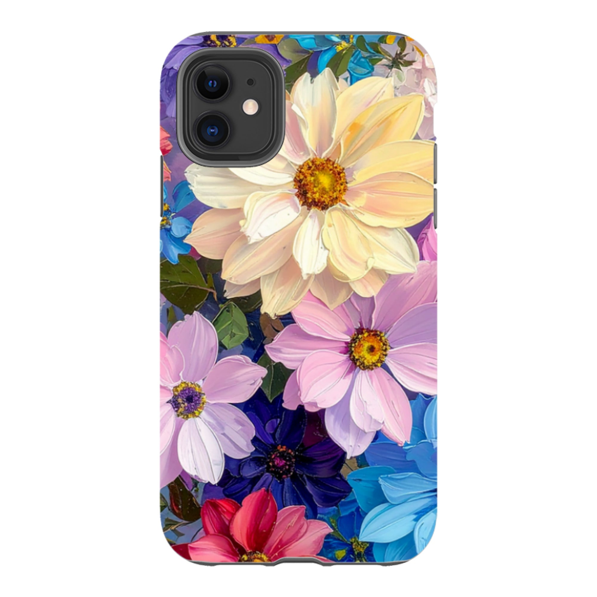 iPhone Tough Case - Summer Floral Blue Garden