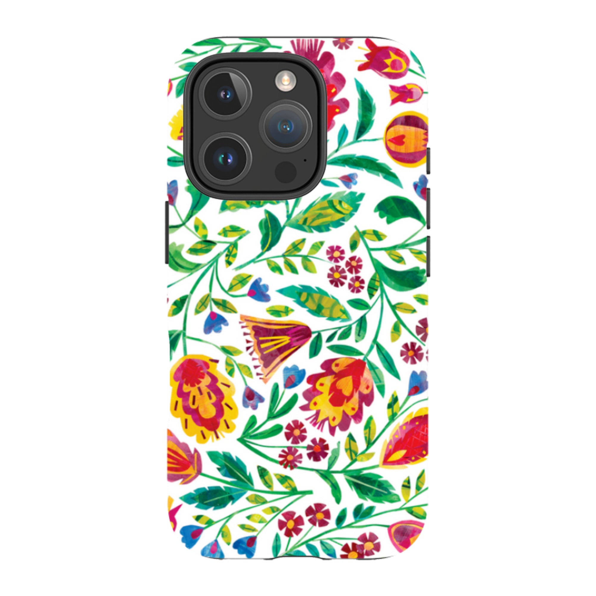 iPhone MagSafe Tough Case - Folk Pattern By Tracey English