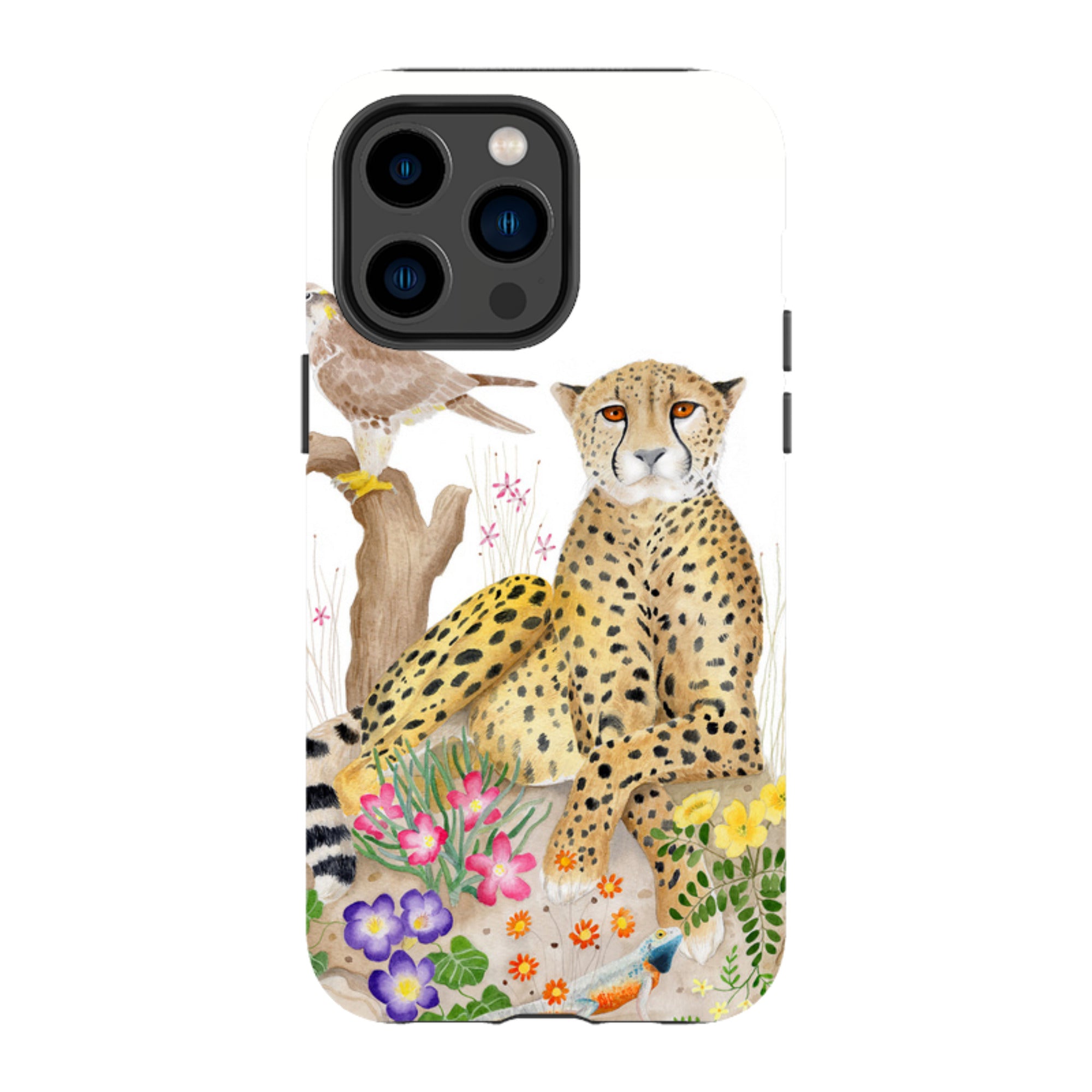 iPhone Tough Case - Botswana Cheetah By Bex Parkin