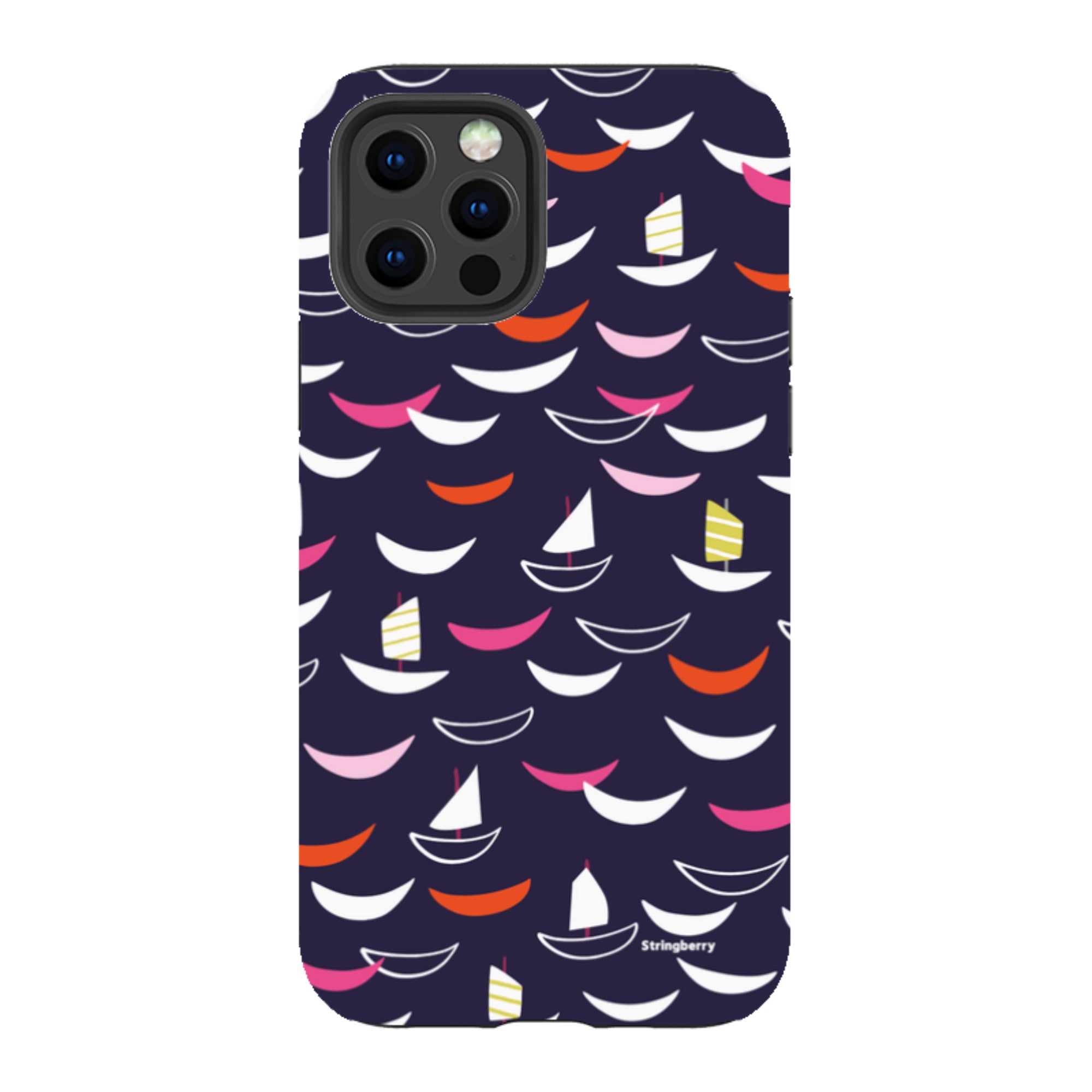 iPhone Tough Case - Little Boats By Ali Brookes