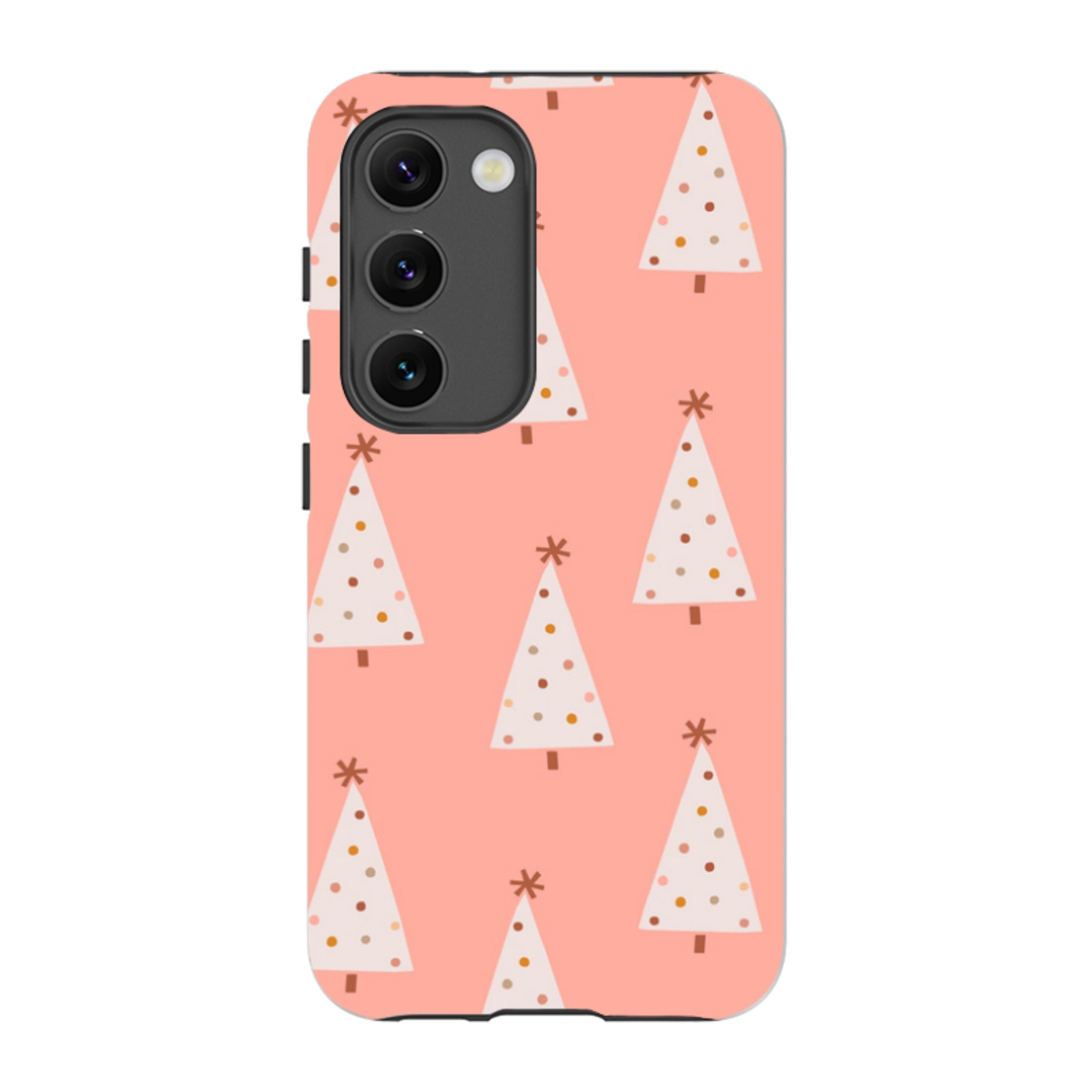 Samsung Tough Case - Pink Xmas Trees