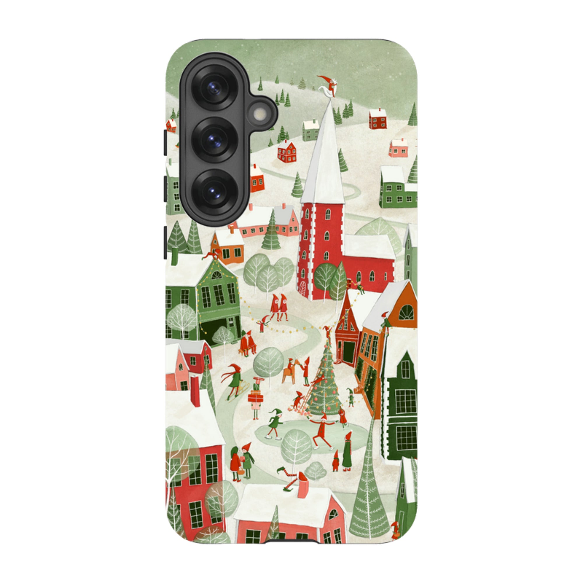 Samsung Tough Case - Christmas Town By Maja Lindberg