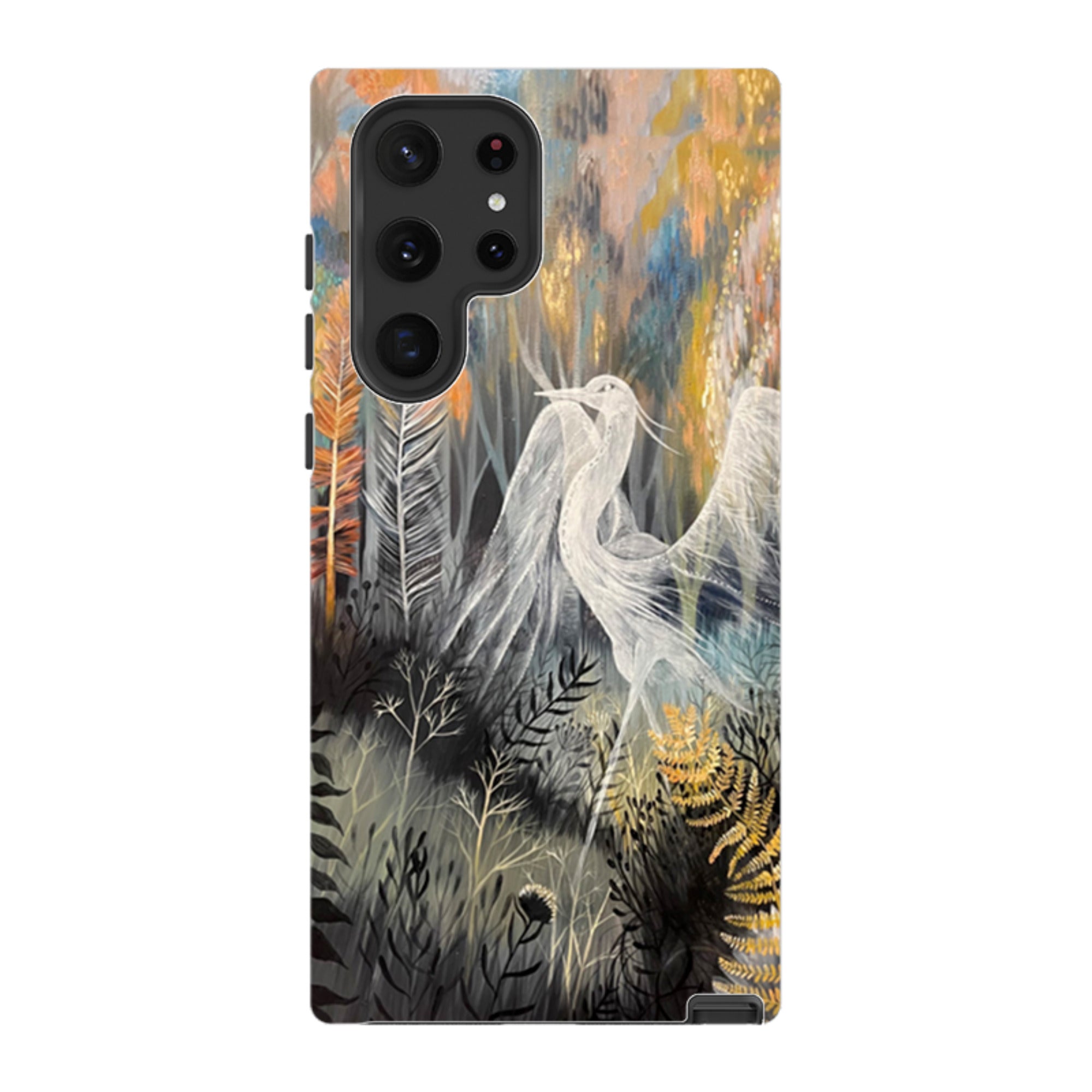 Samsung Tough Case - Ghost Heron By Mia Underwood