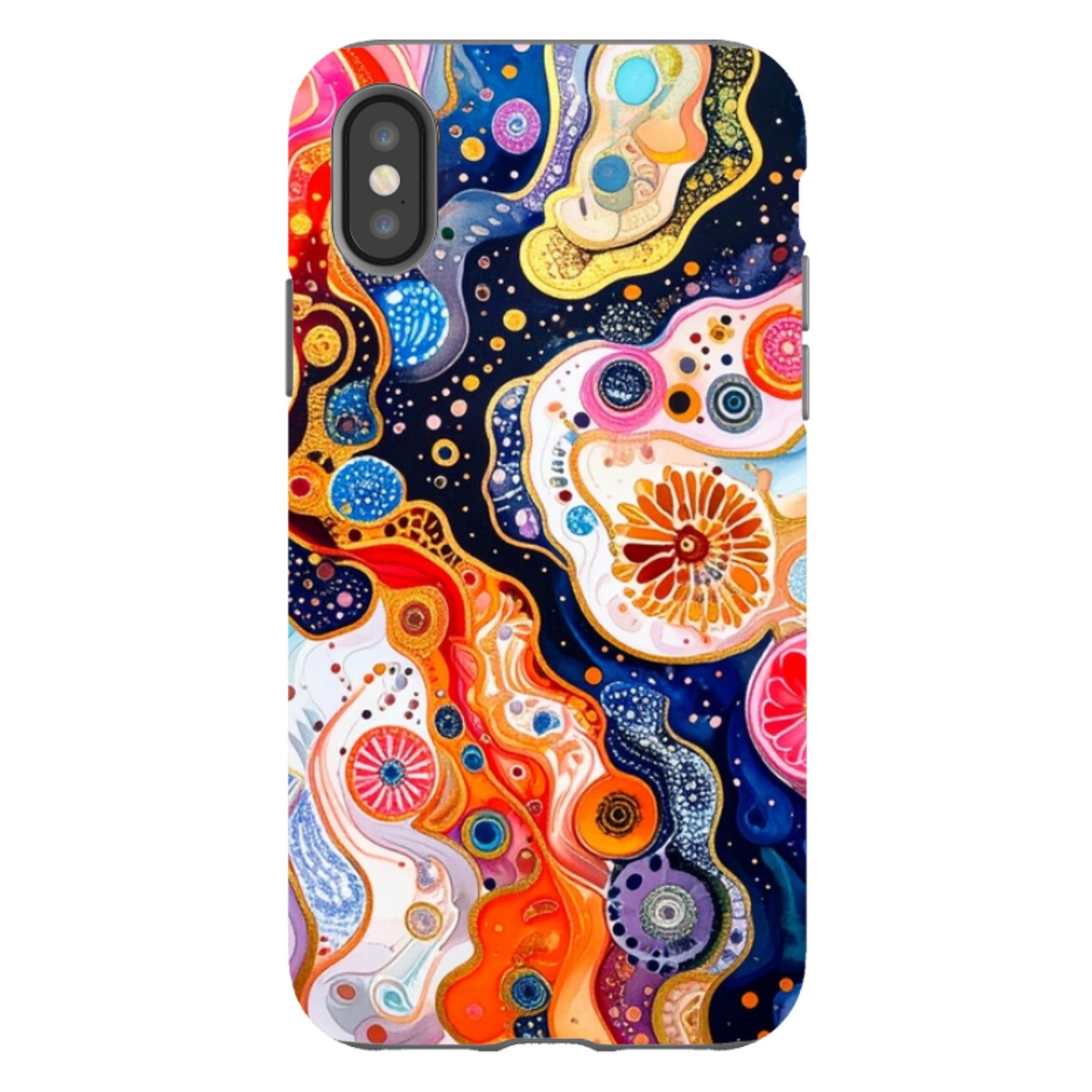 iPhone Tough Case - Cloud Marble