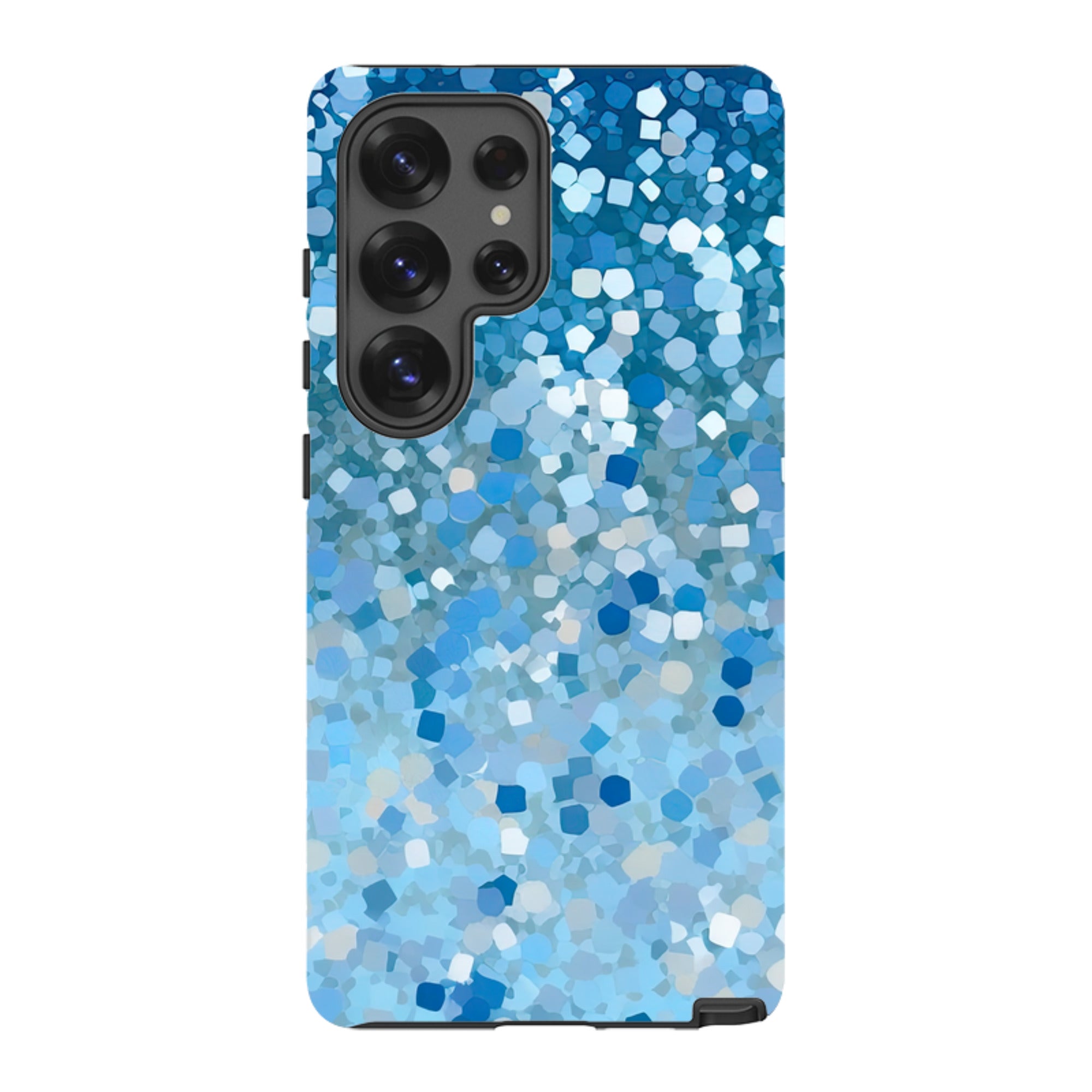 Samsung Tough Case - Blue Glitter II (Case Does Not Glitter)