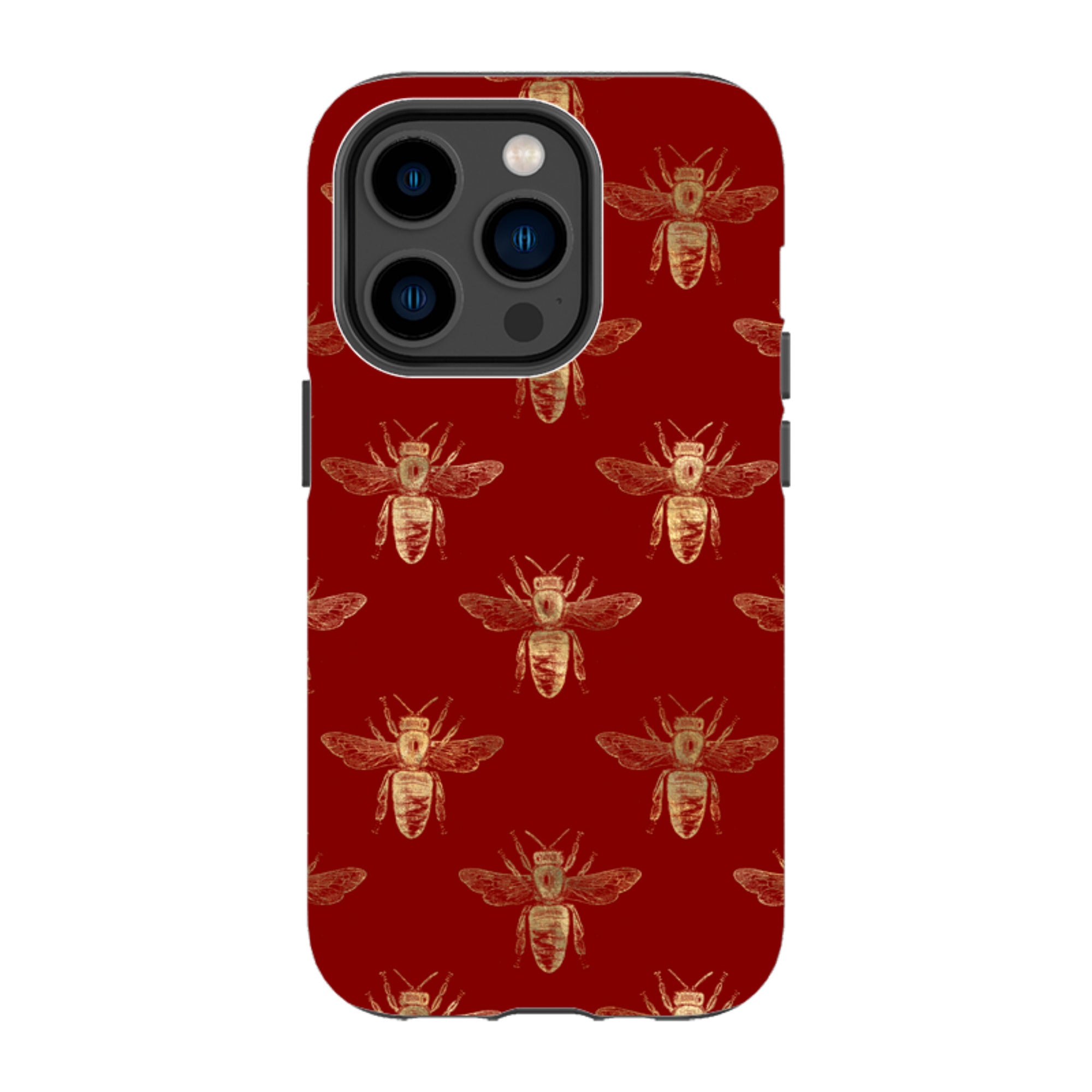 iPhone Tough Case - Red Bees