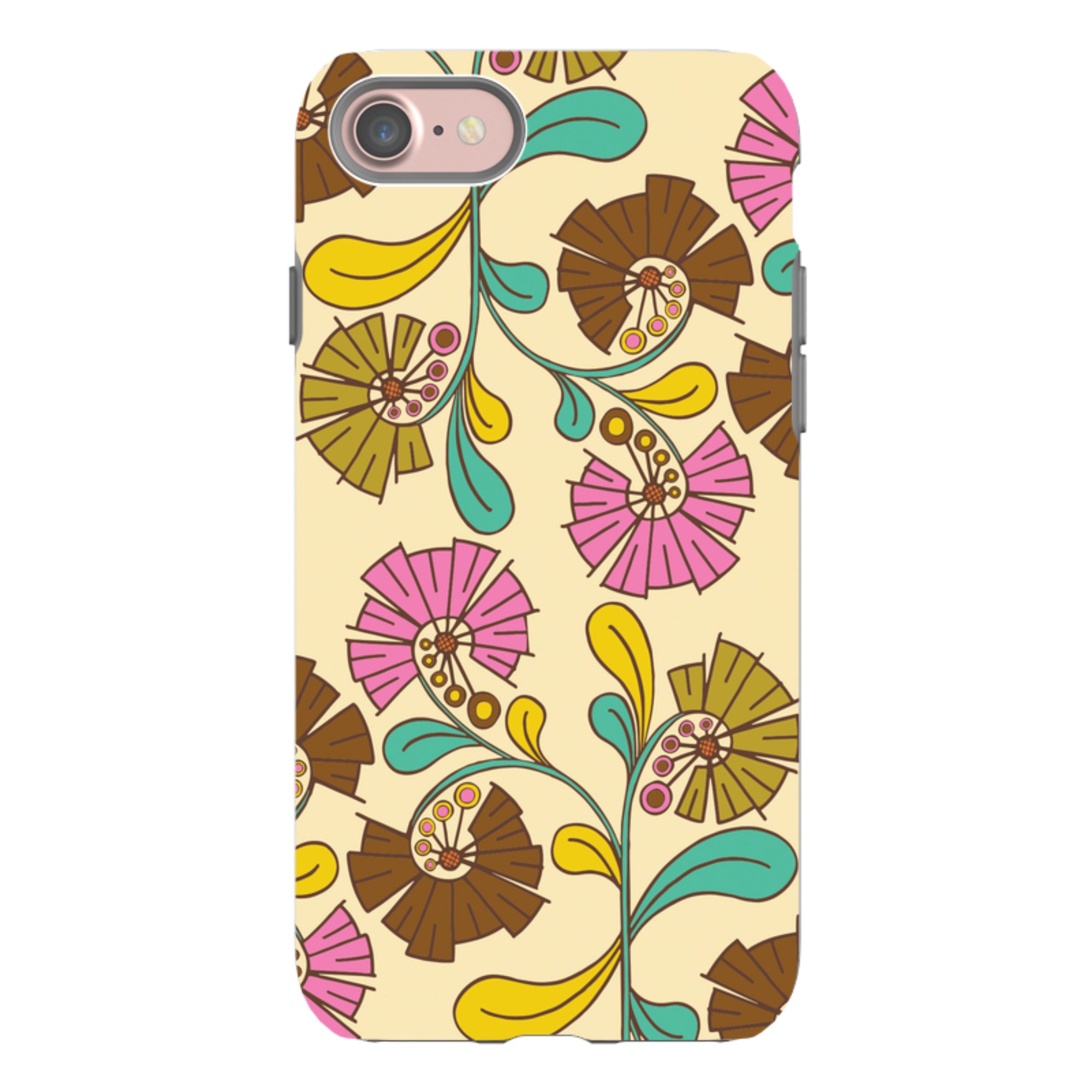 iPhone Tough Case - Fan Flower By Amelia Bowman