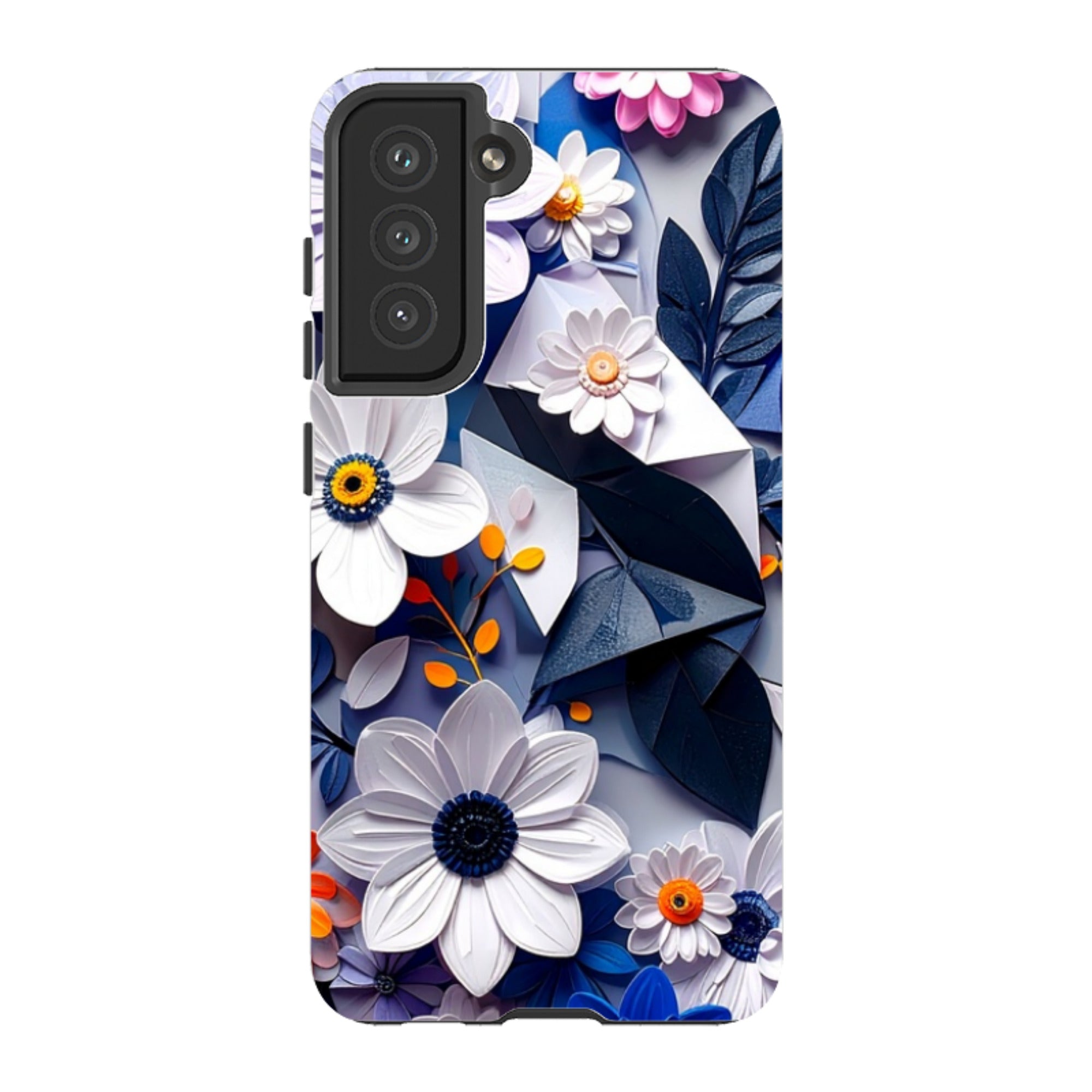Samsung Tough Case - Summer Blue Florals