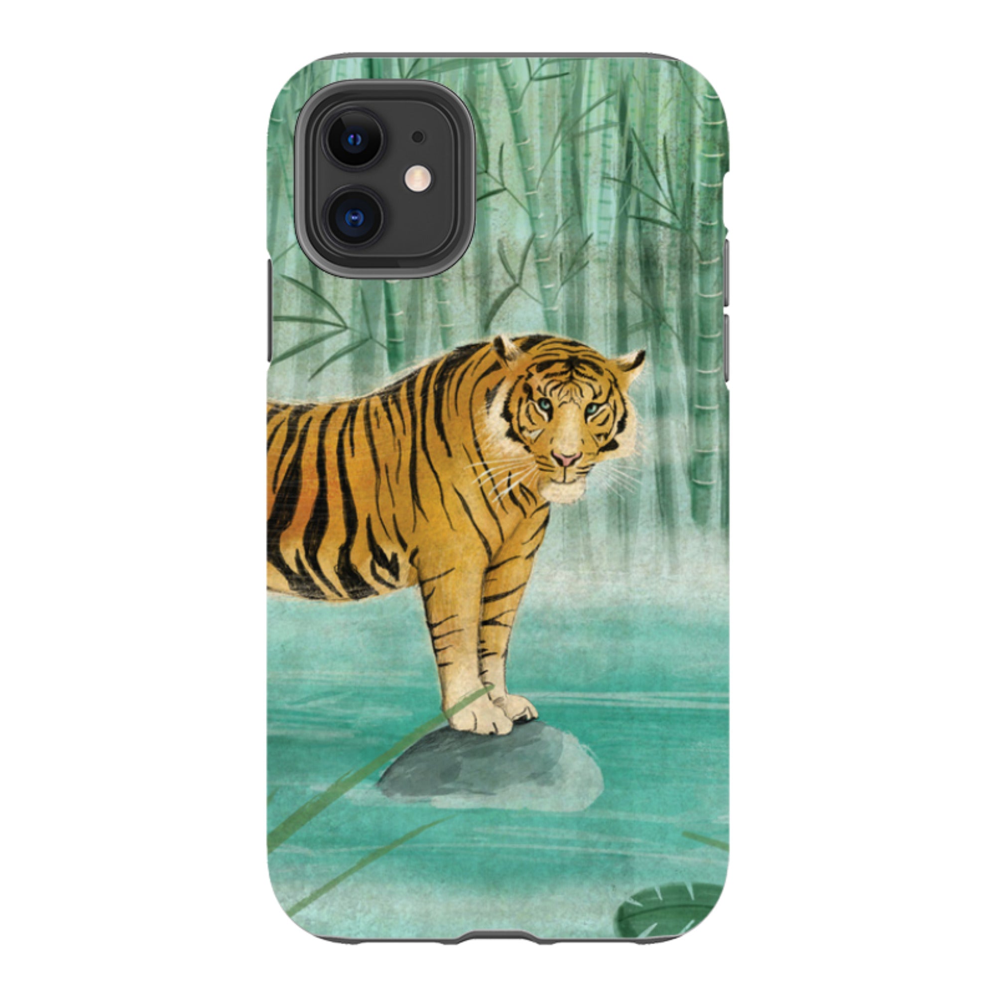 iPhone Tough Case - Tiger By Maja Lindberg