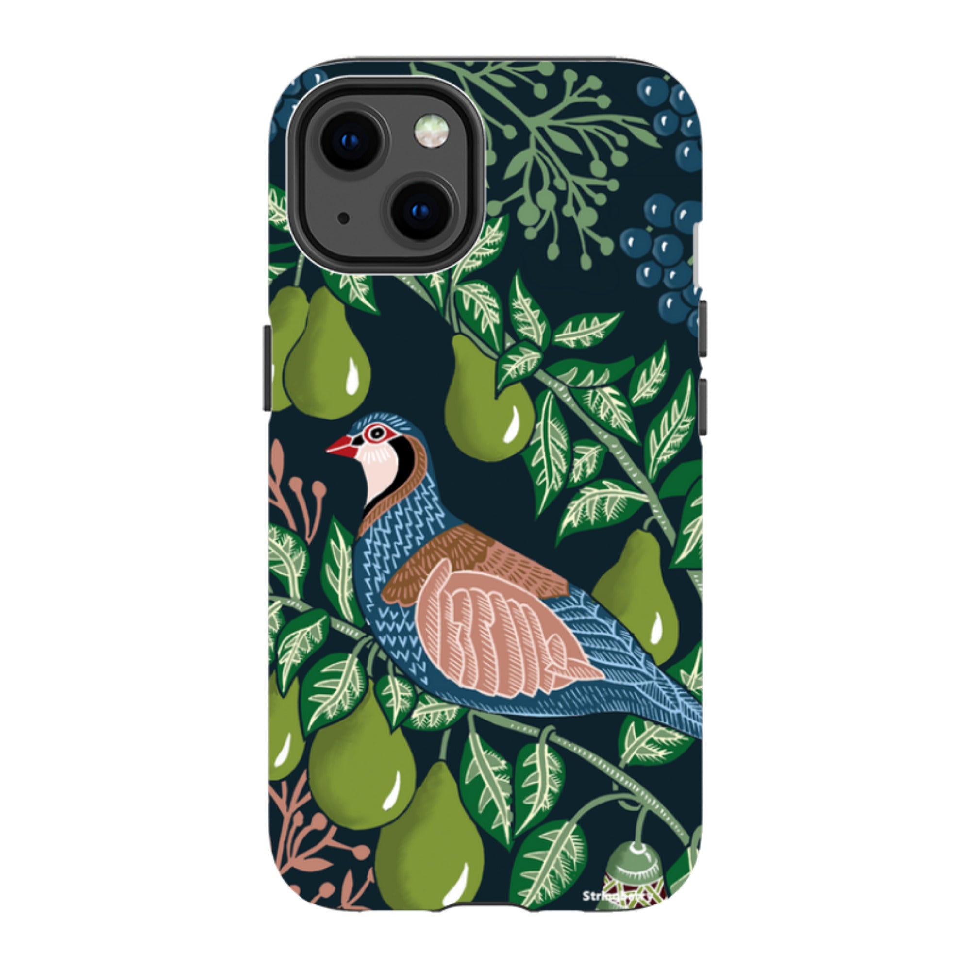 iPhone Tough Case - Partridge In Pear Tree By Kate Heiss
