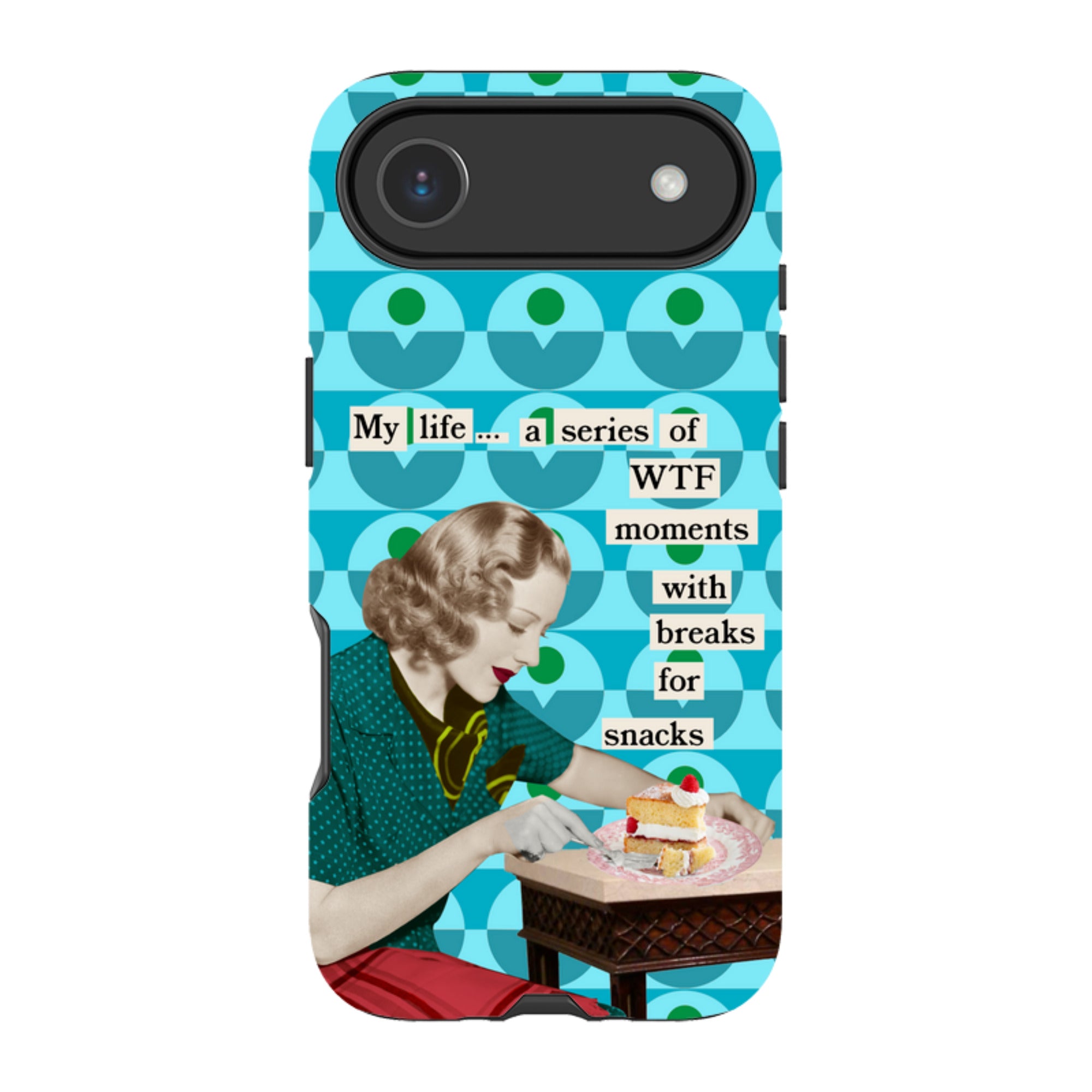 iPhone Tough Case - WTF By Clare Jordan