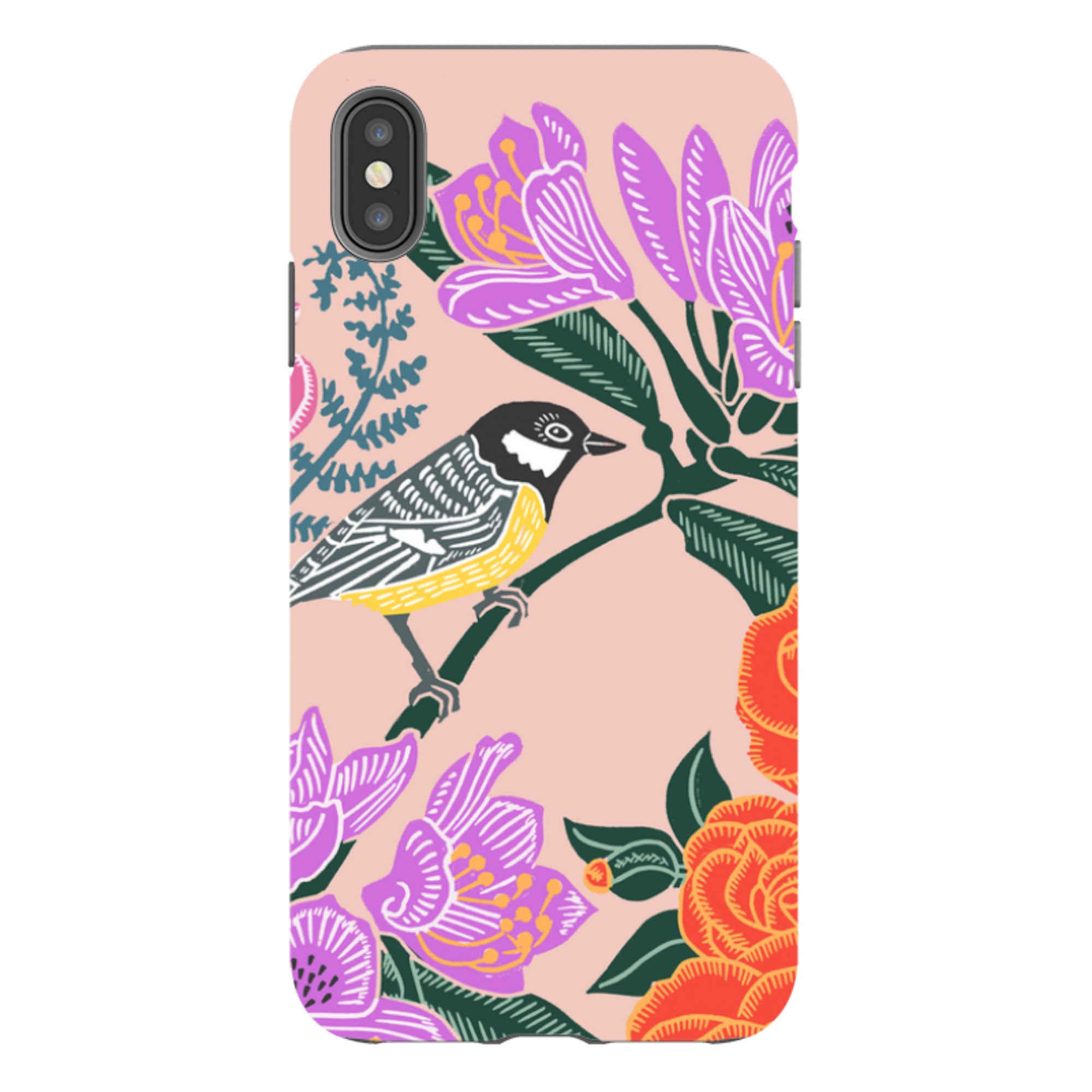 iPhone Tough Case - Camelia By Kate Heiss
