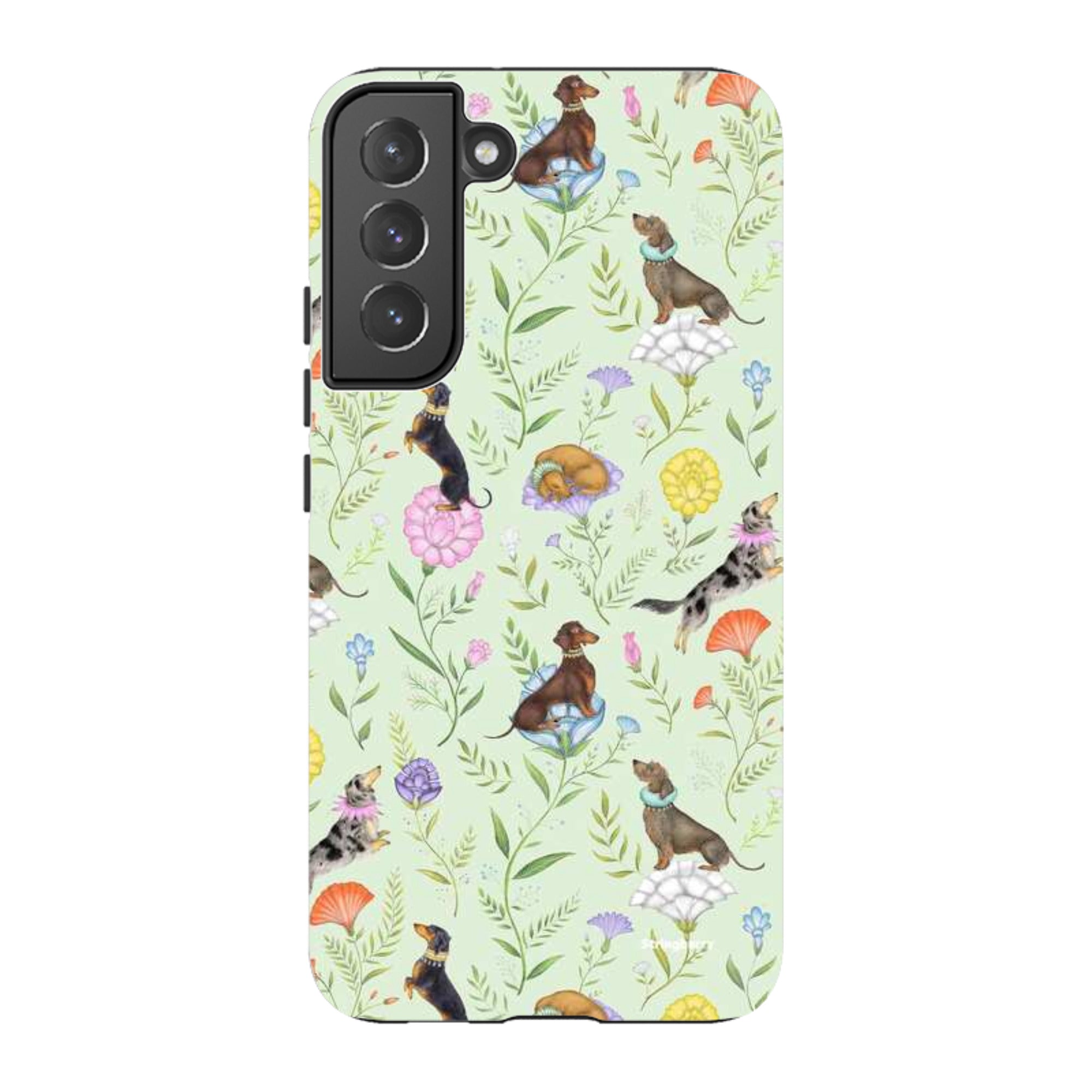 Samsung Tough Case - Doxy Day Afternoon Pistachio By Catherine Rowe