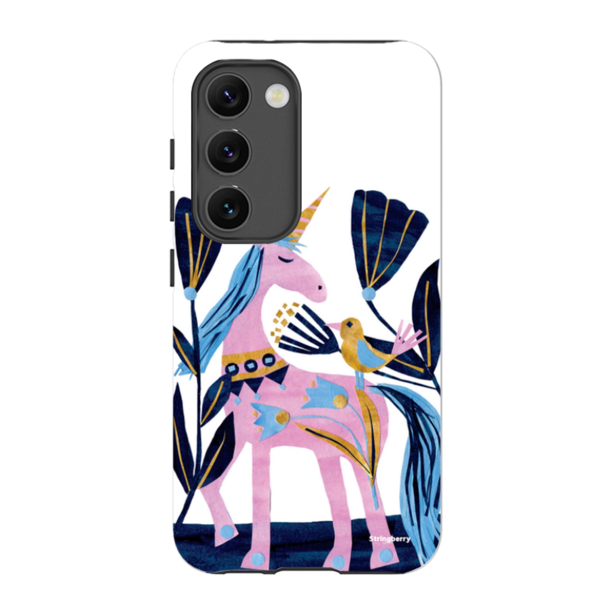 Samsung Tough Case - Lilac Unicorn By Tracey English