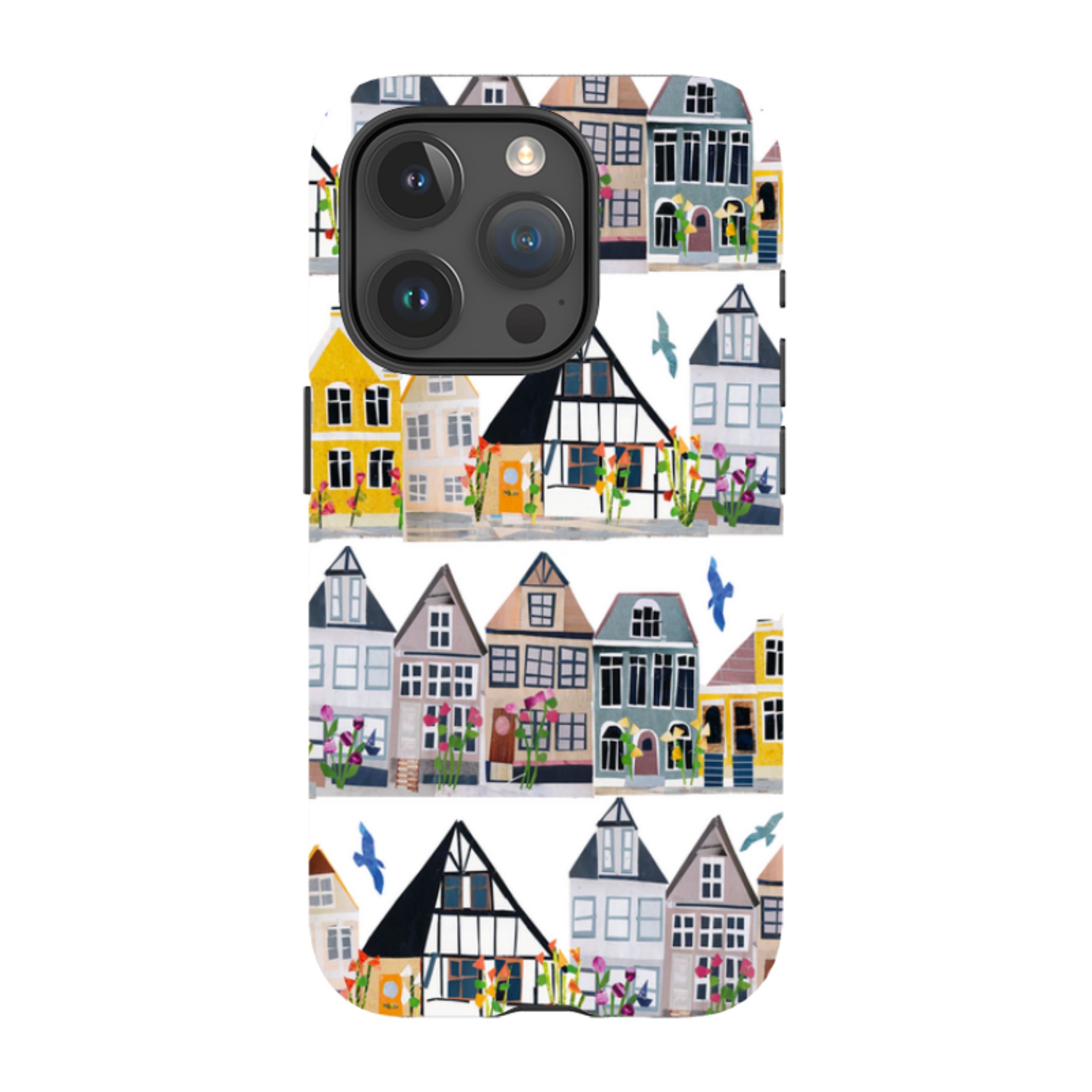 iPhone Tough Case - Danish Houses By Tracey English