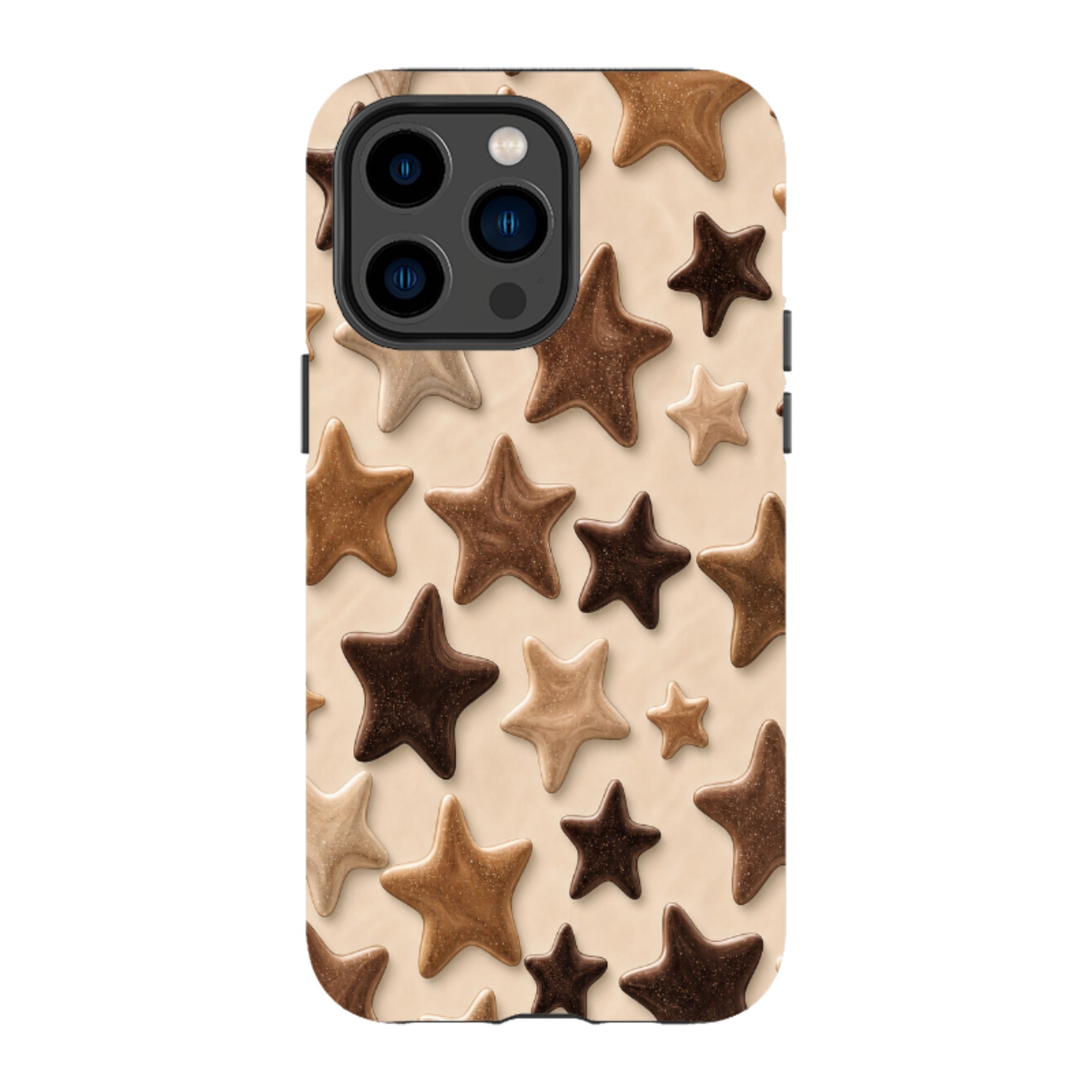 iPhone Tough Case - Brown Star