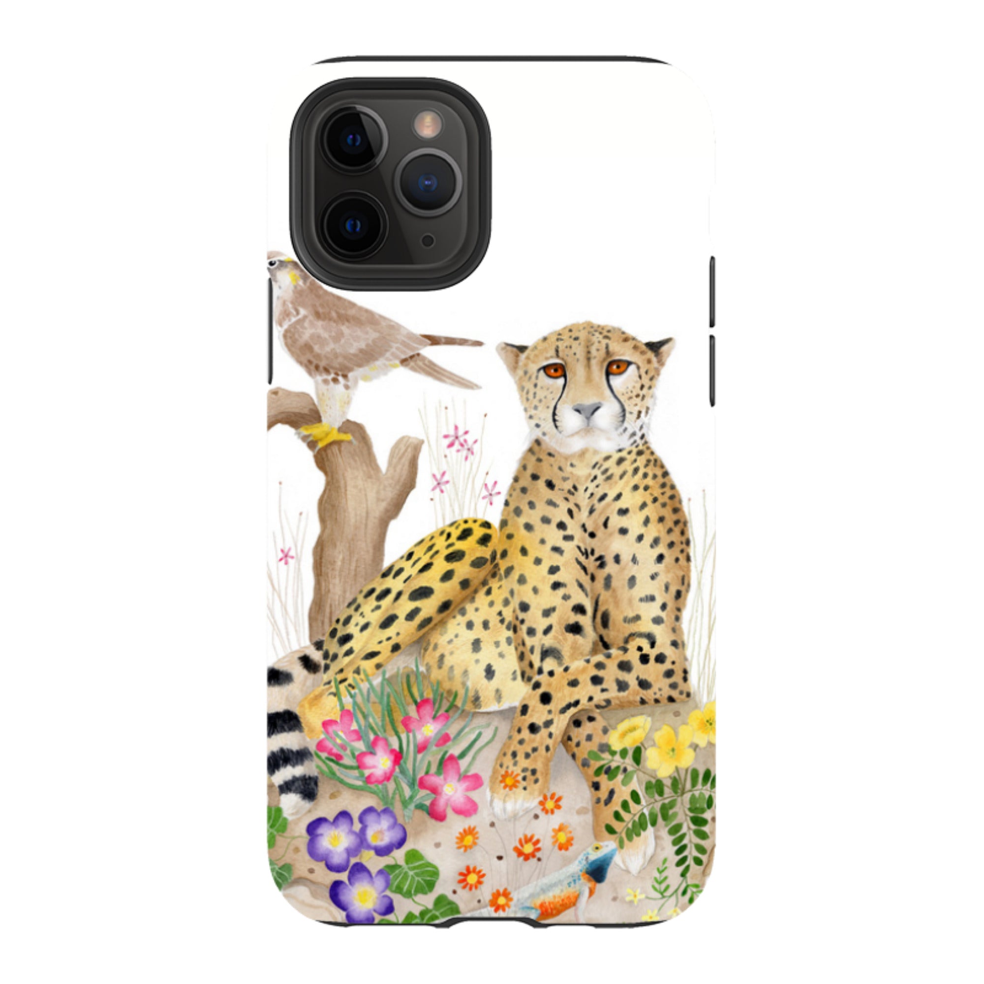 iPhone Tough Case - Botswana Cheetah By Bex Parkin