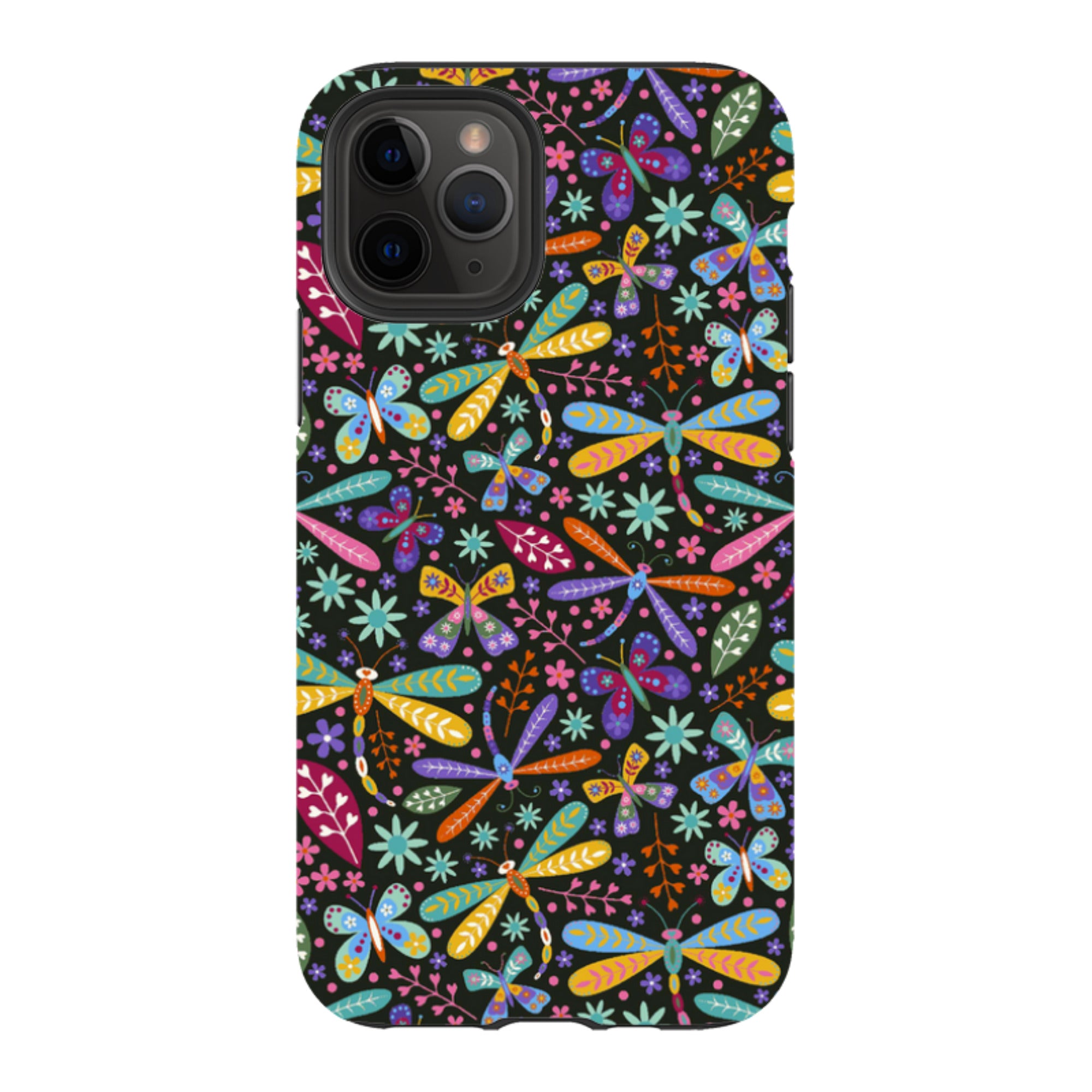iPhone Tough Case - Dragonflies Multi By Suzy Taylor