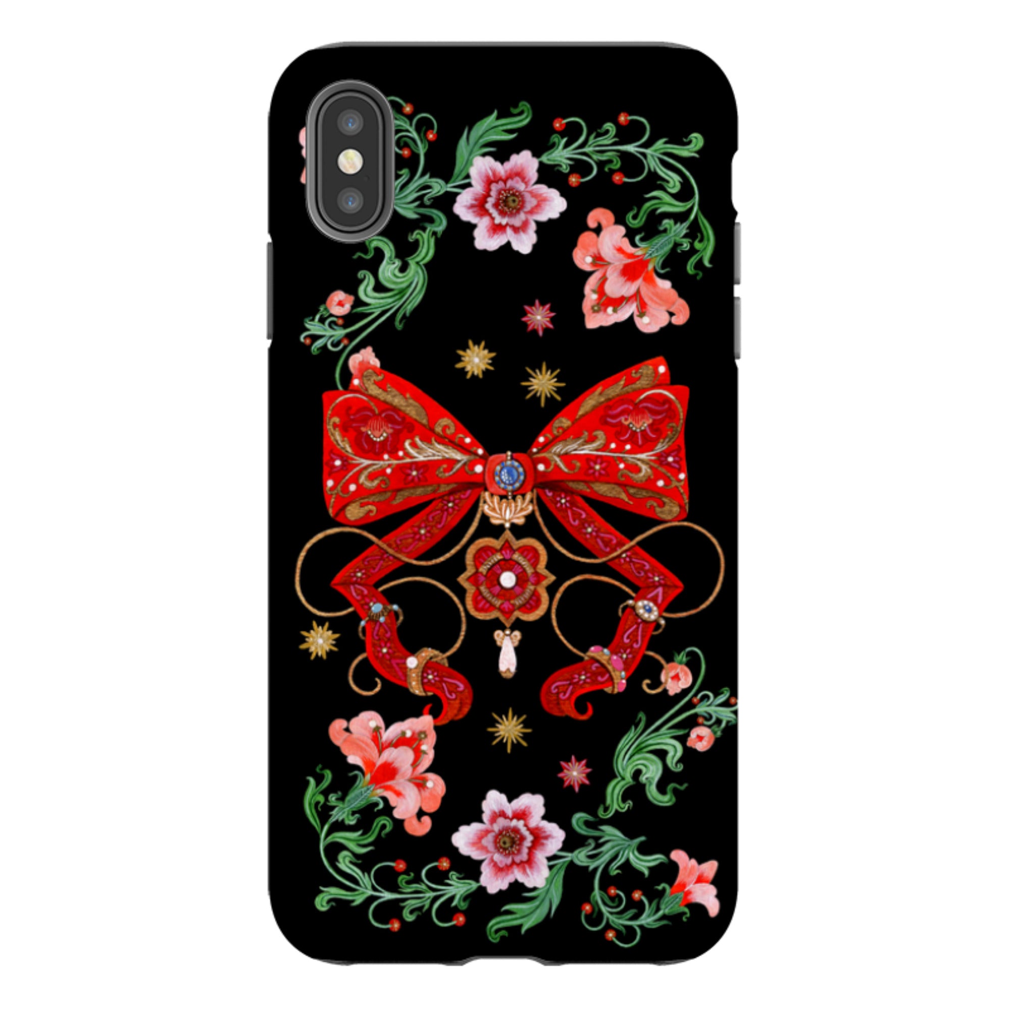 iPhone Tough  Case - Five Gold Ring By Maria Matos