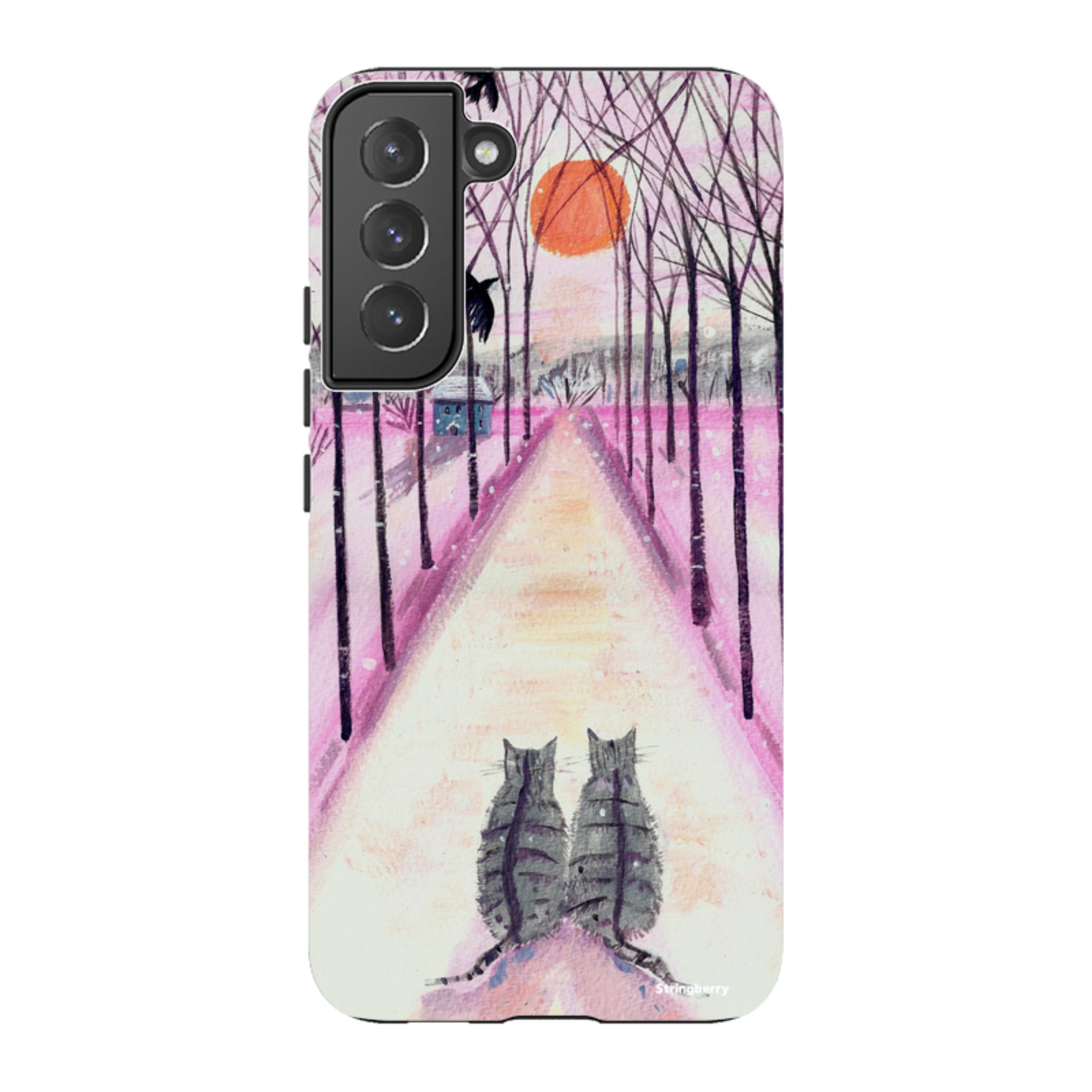 Samsung Tough Case - Winter Cats By Mary Stubberfield