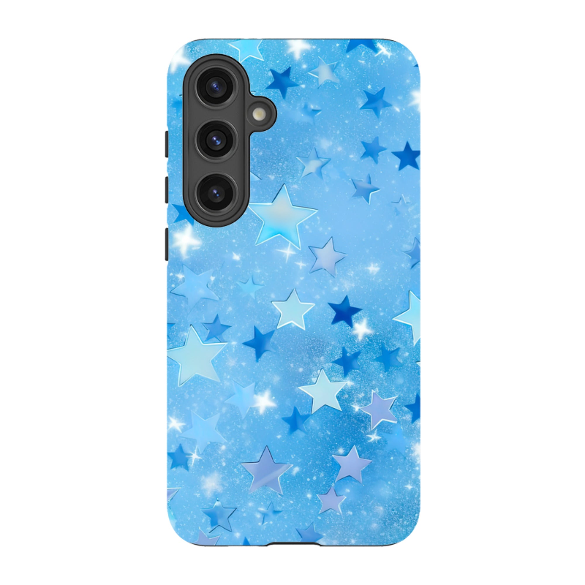 Samsung Tough Case - Blue Stars II  (Case Does Not Glitter)