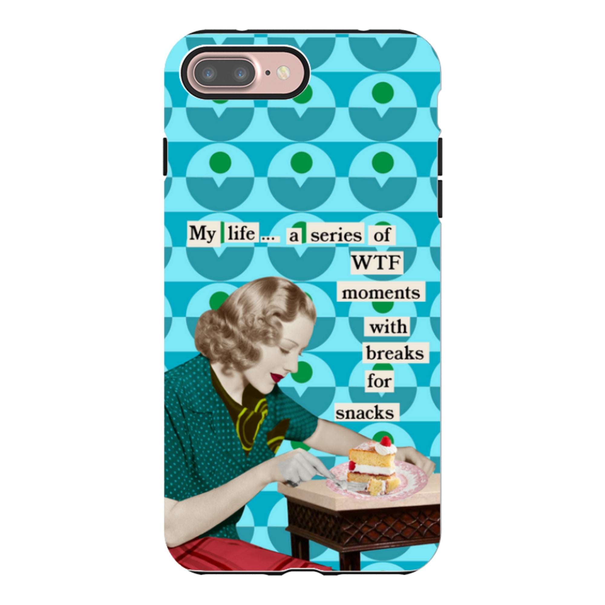 iPhone Tough Case - WTF By Clare Jordan