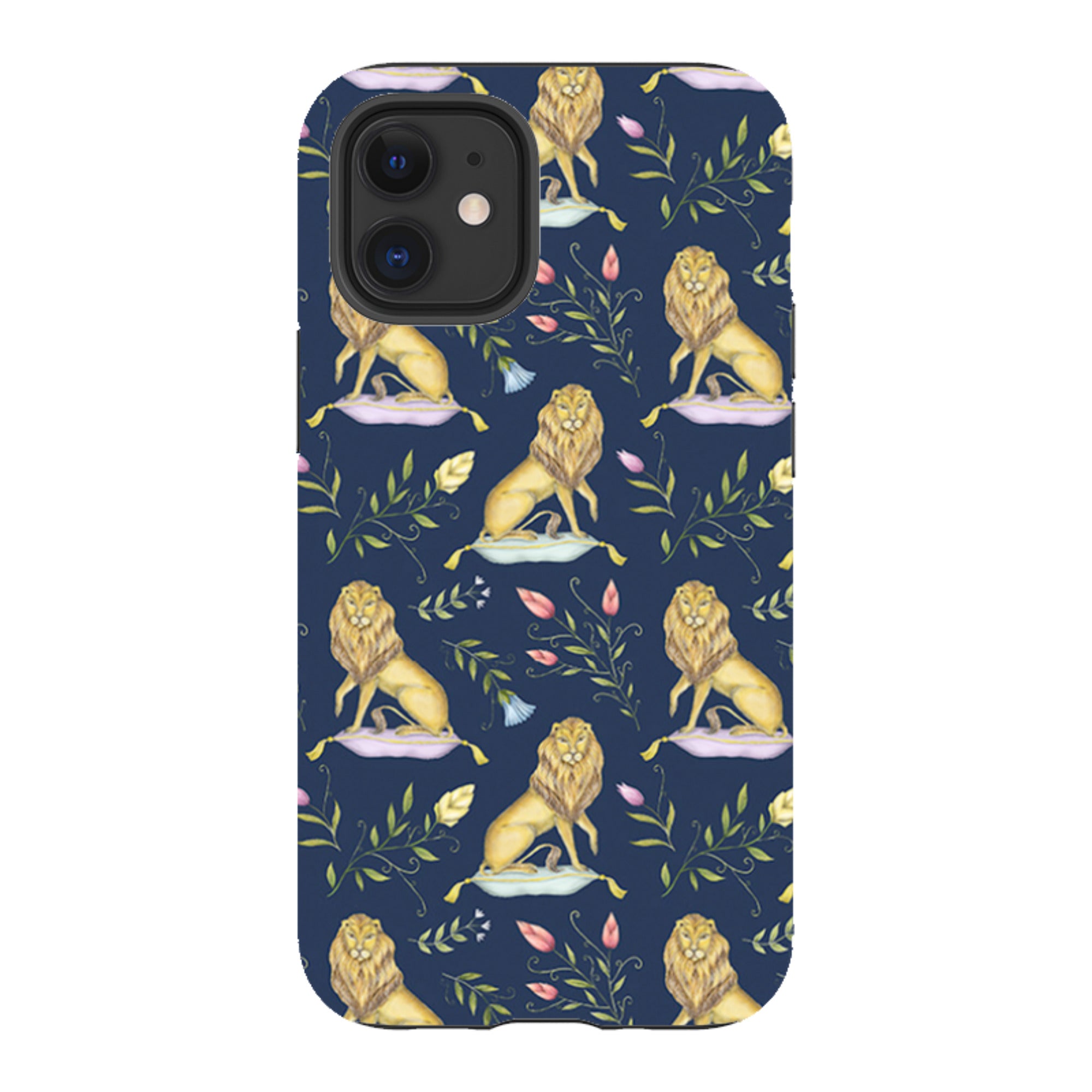 iPhone Tough Case - Leo Et Flores Navy By Catherine Rowe