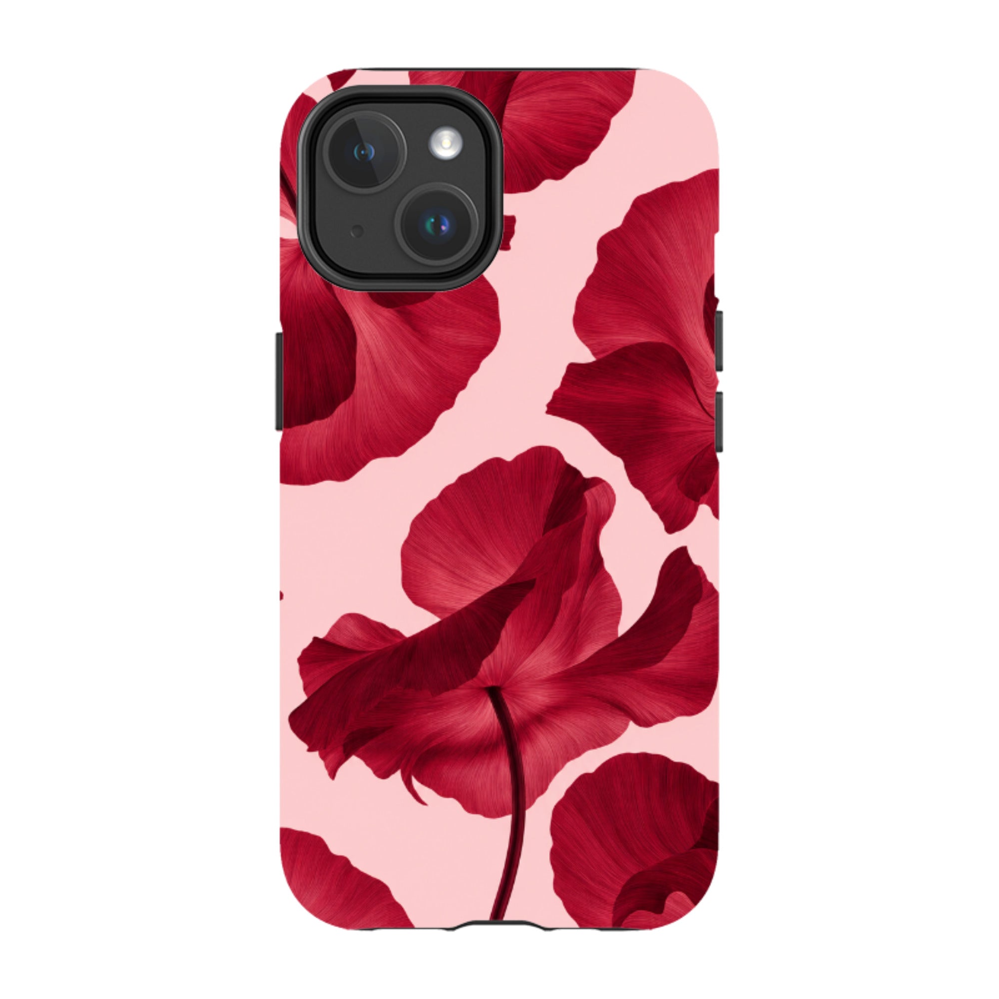 iPhone MagSafe Tough Case - Burgundy Poppy