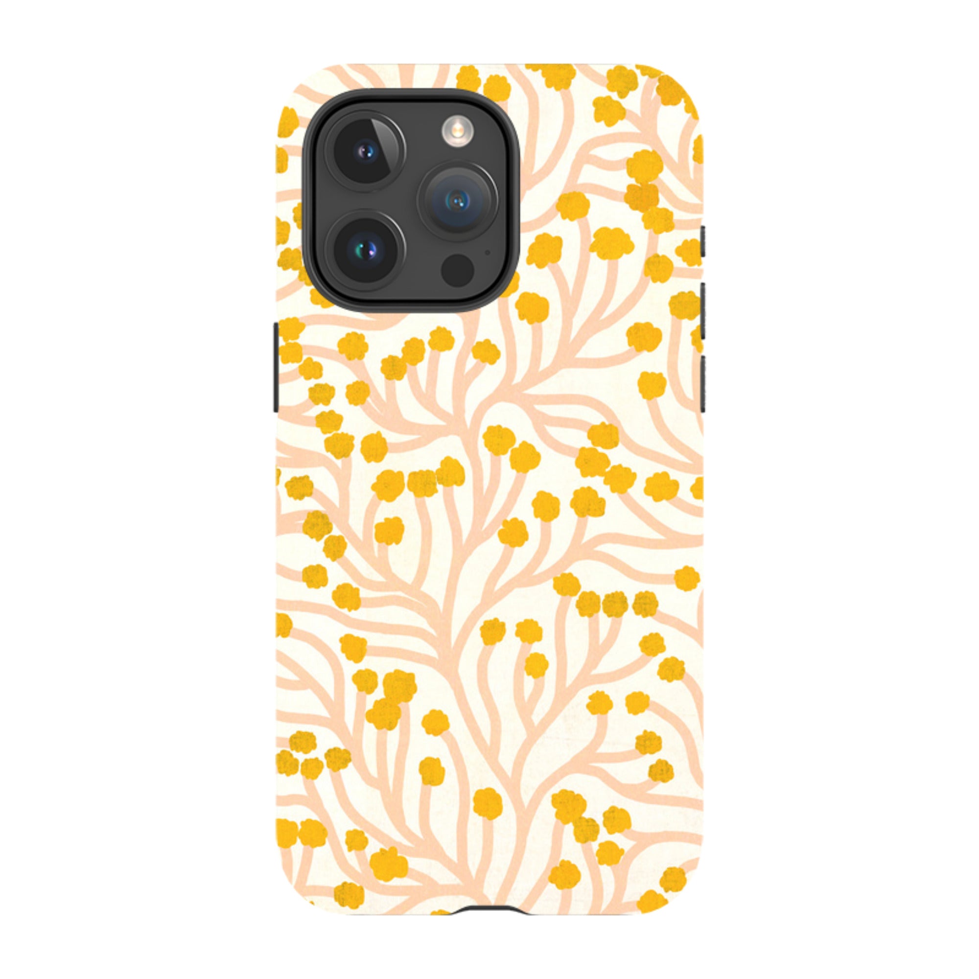 iPhone Tough Case - Vine Pink And Ochre By Katherine Quinn