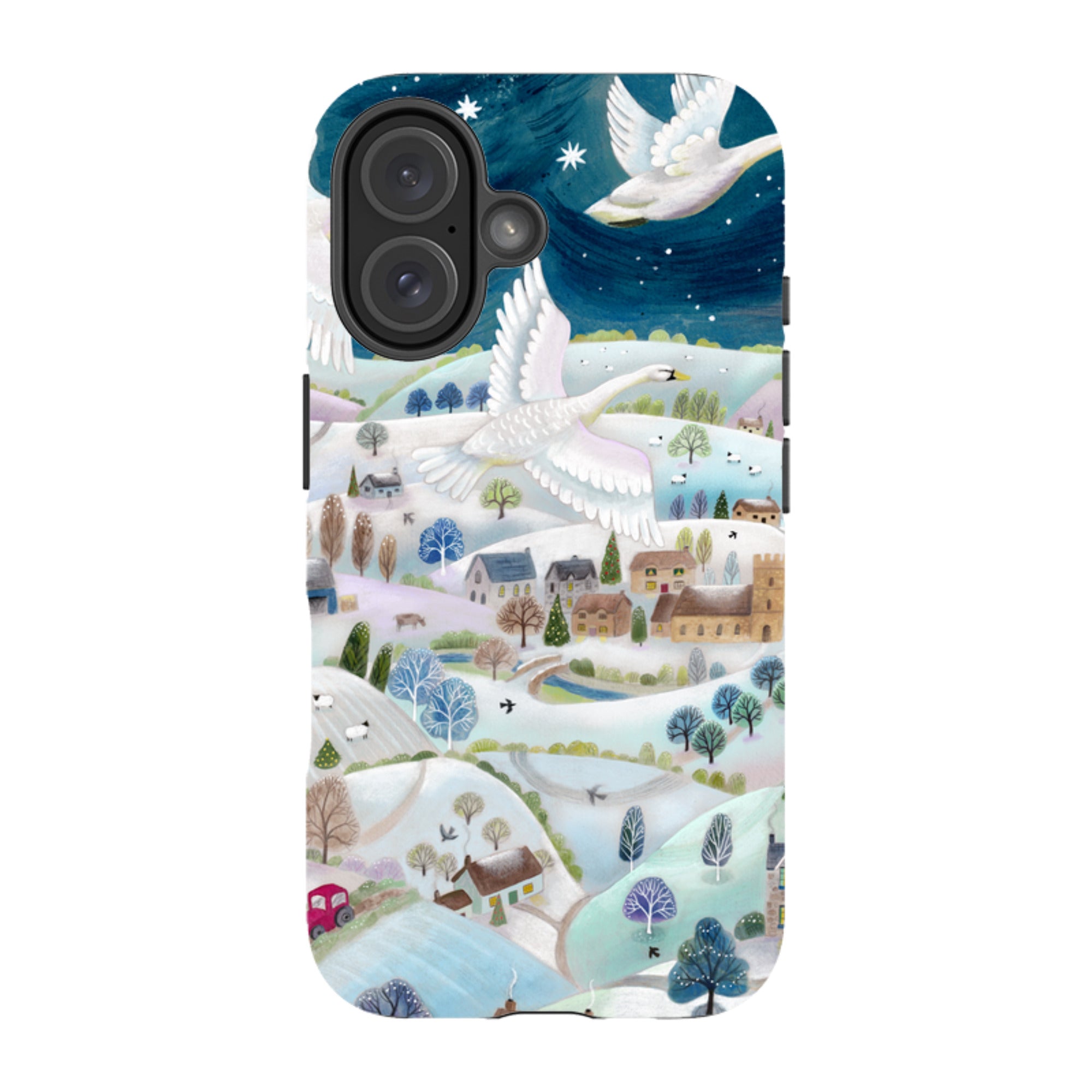 iPhone MagSafe Tough Case -  Winter Swans By Bex Parkin