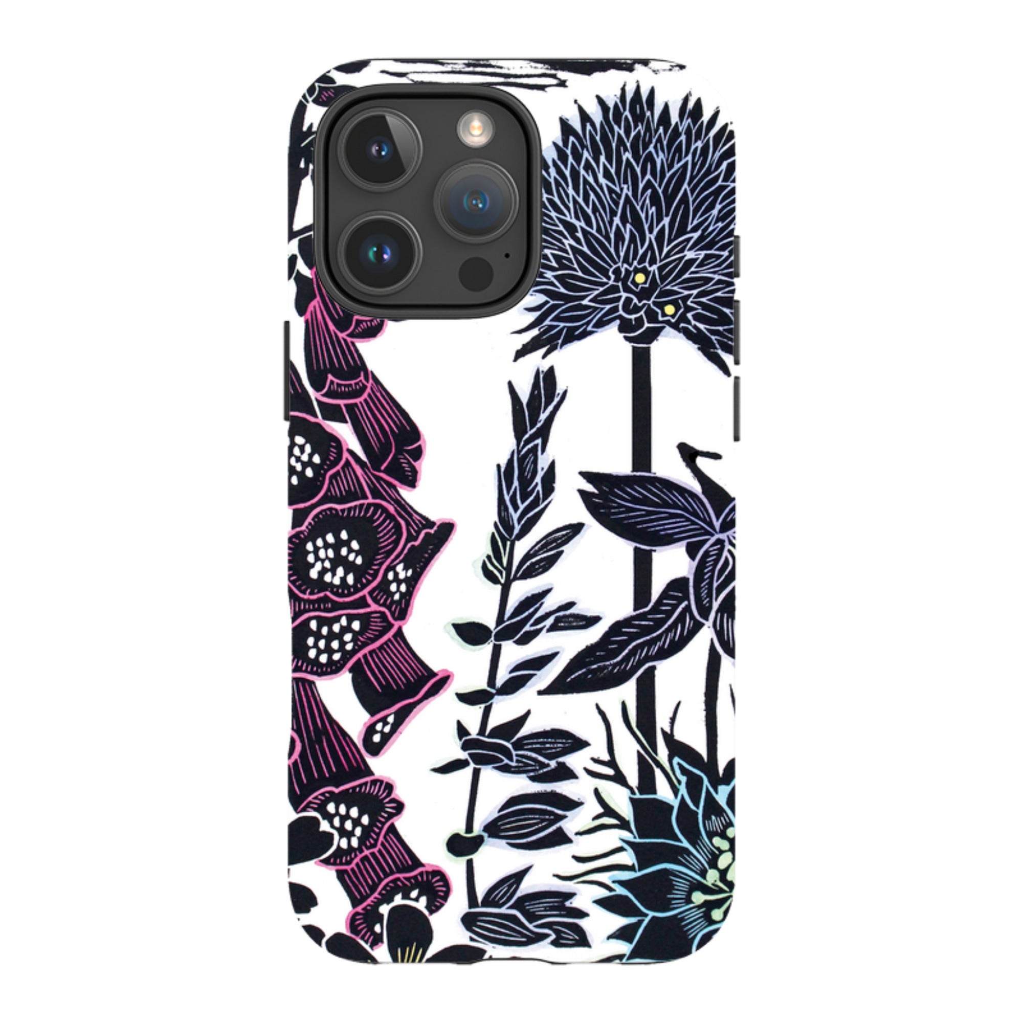 iPhone Tough Case - Foxgloves By Kate Heiss