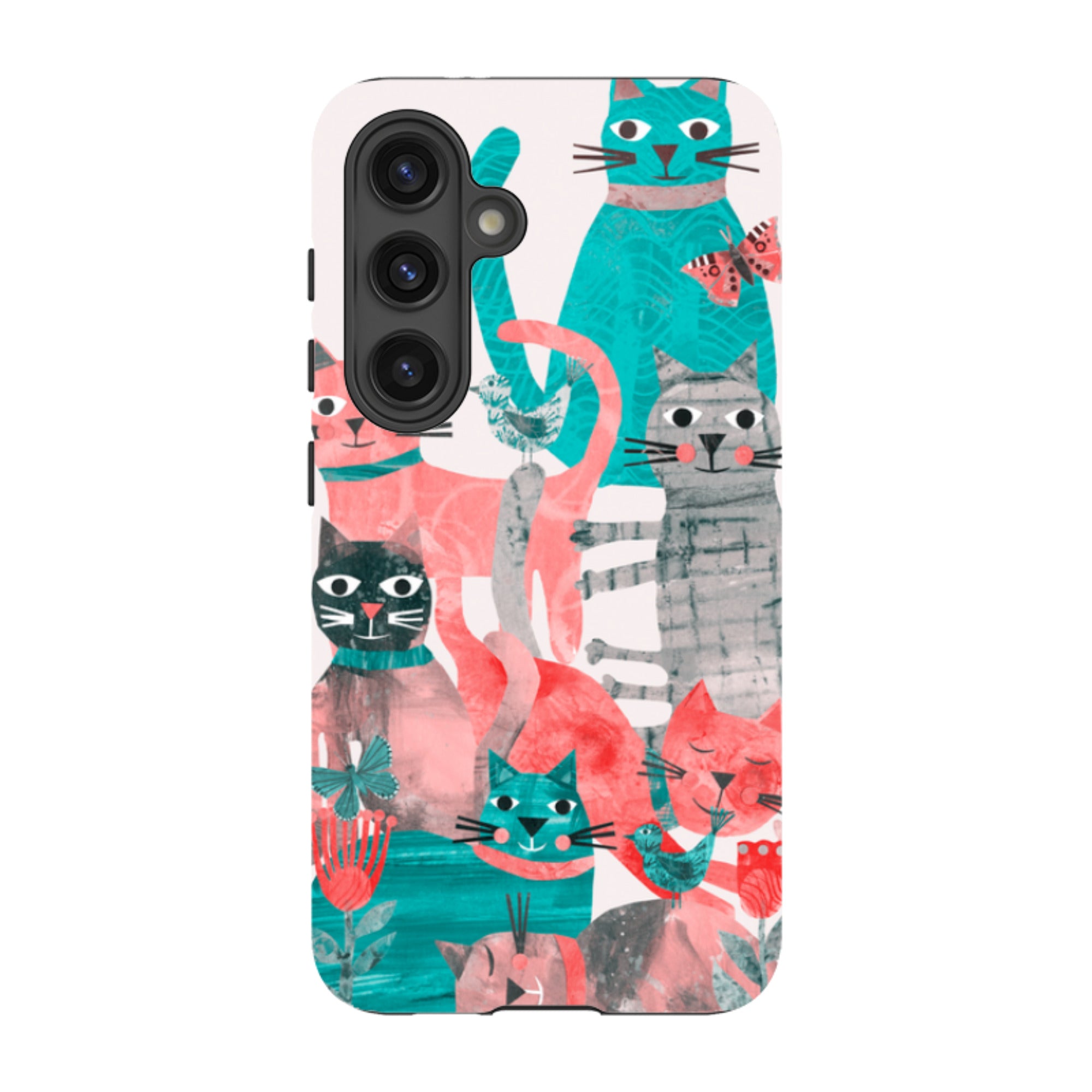 Samsung Tough  Case - Cat Party II By Tracey English