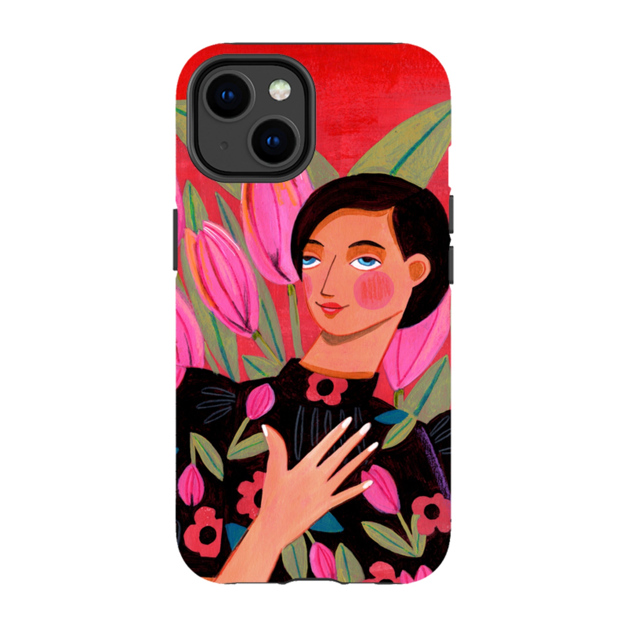 iPhone MagSafe Tough Case -  Tulip Woman By Caroline Bonne Muller