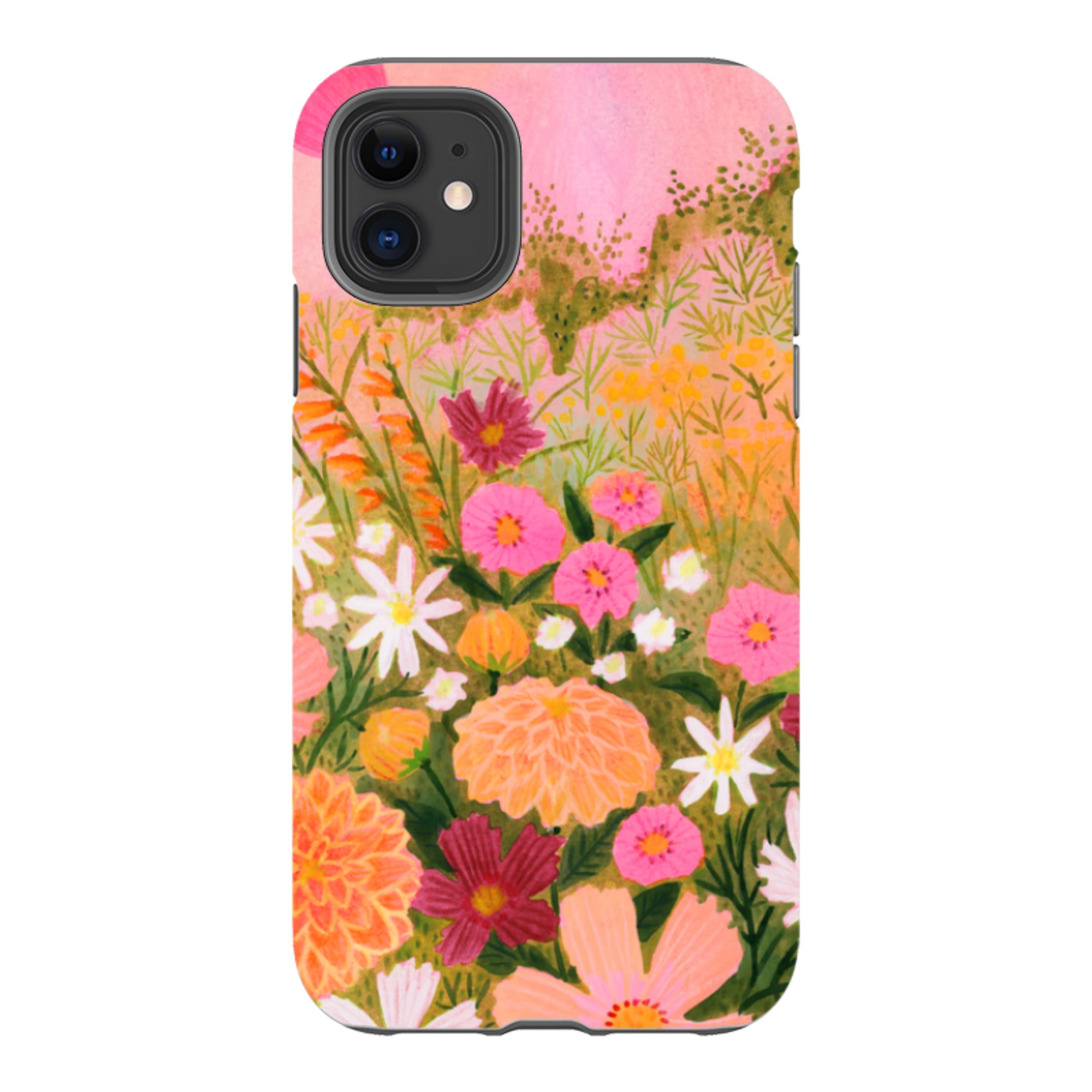 iPhone Tough Case - Flower Farm Sunset By Lee Foster Wilson
