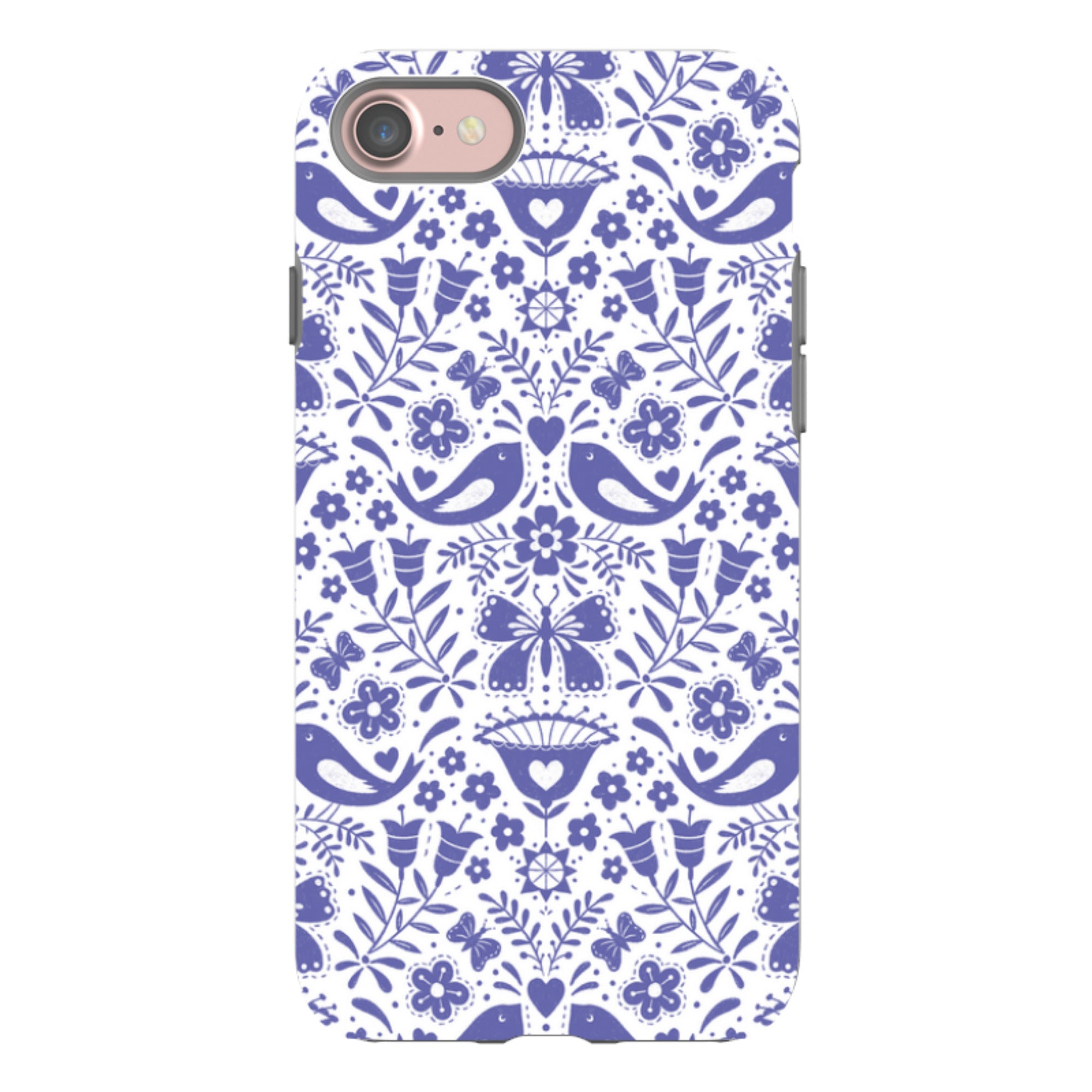 iPhone Tough Case - Bird Pattern III By Suzy Taylor
