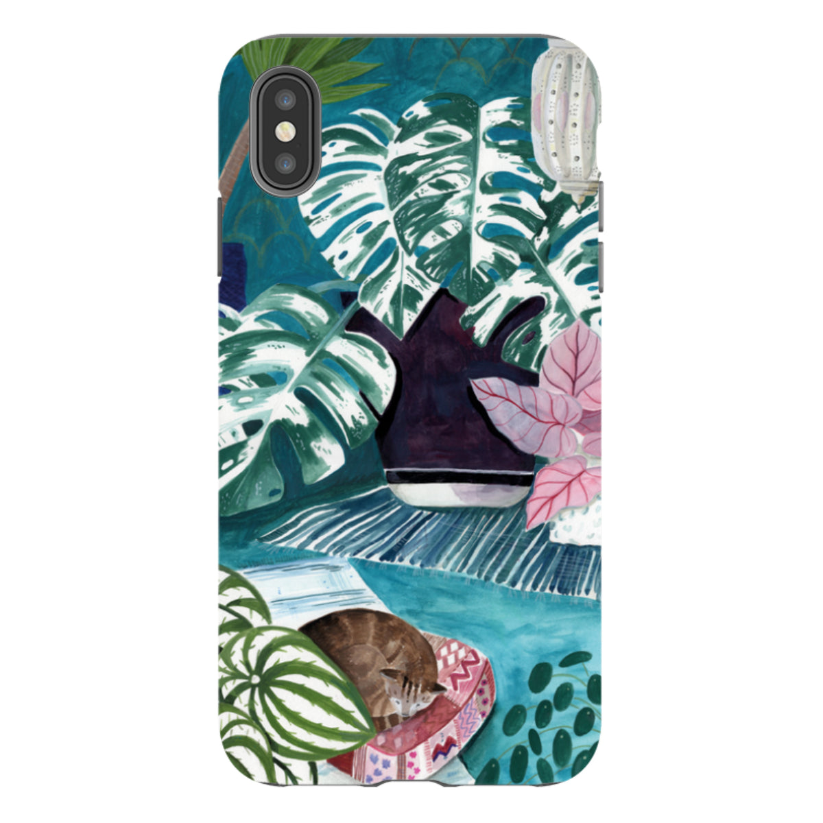 iPhone Tough Case - Blue Interior By Bex Parkin