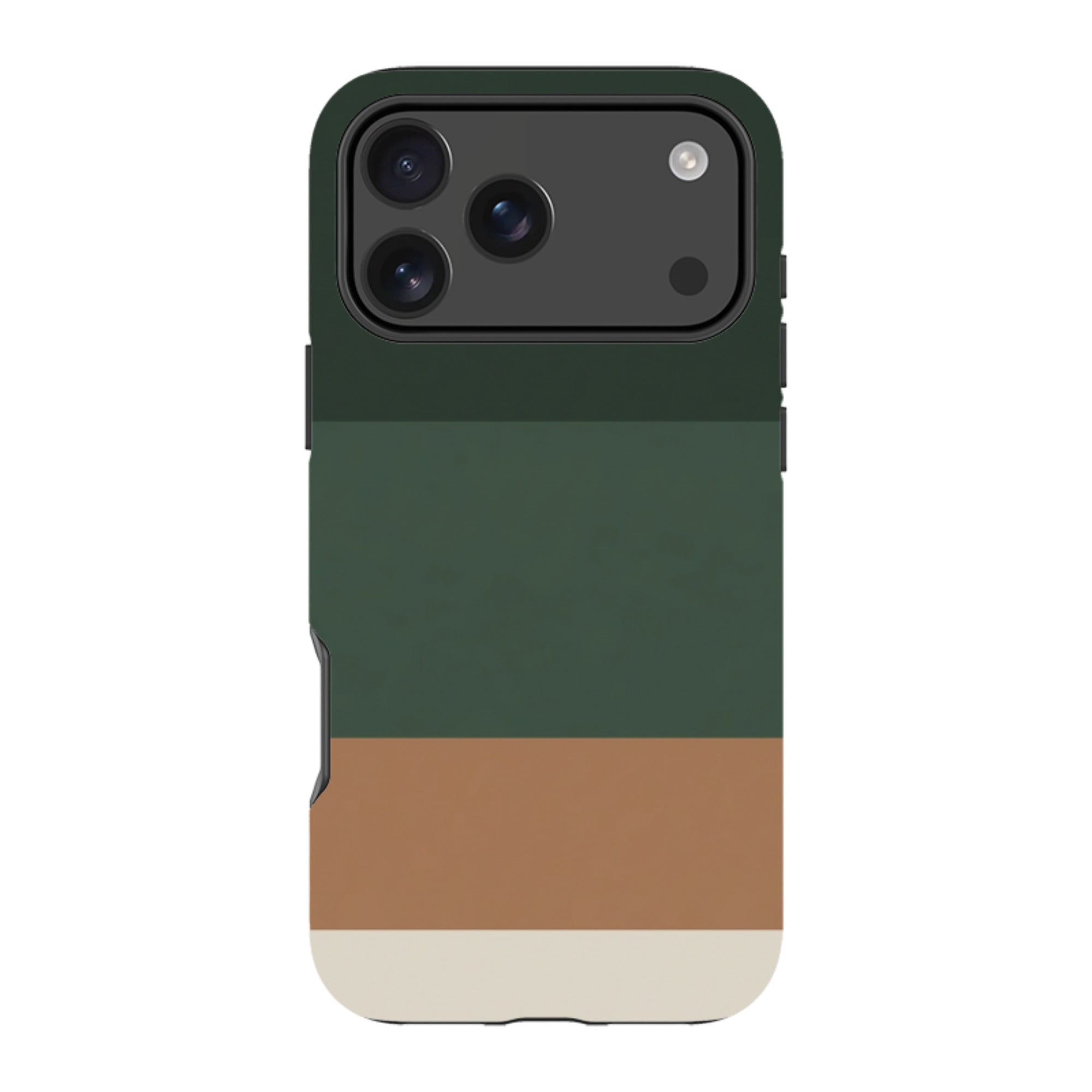 iPhone Tough Case - Terracotta and Green Gradient