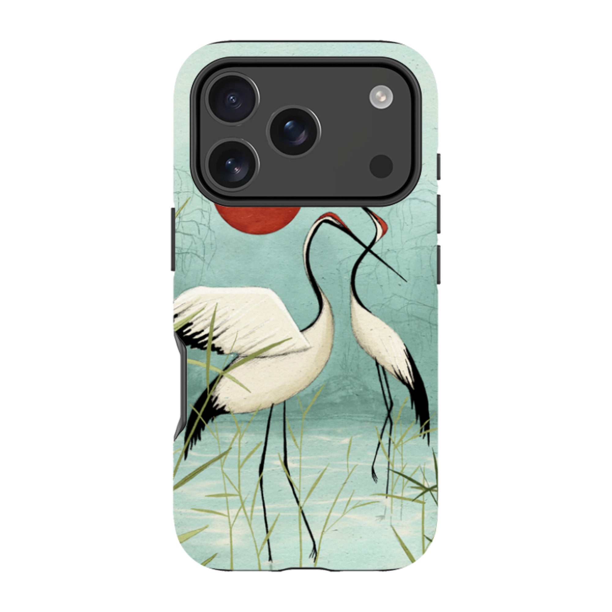 iPhone Tough Case - Cranes By Maja Lindberg