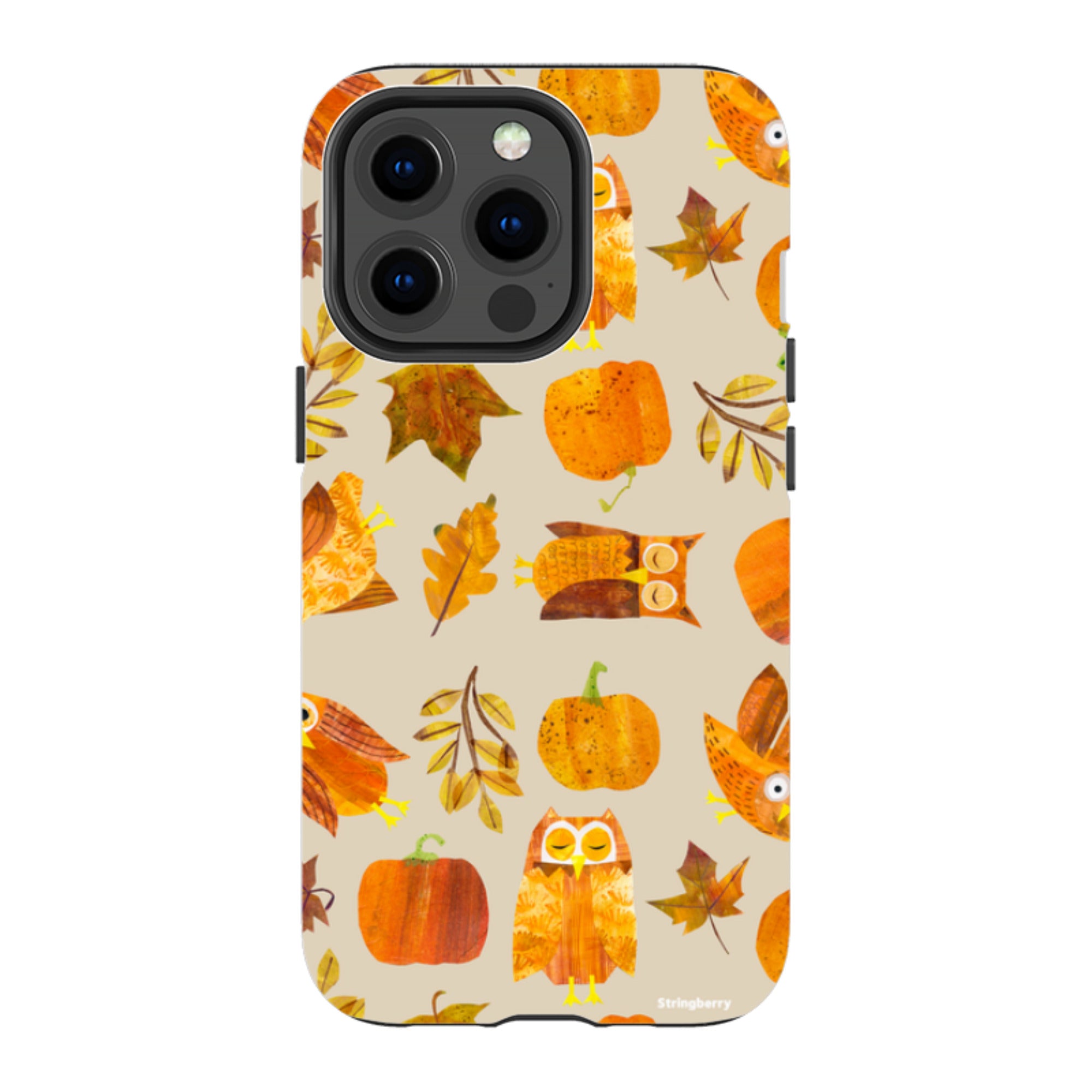 iPhone Tough Case - Pumpkins and Owls By Tracey English