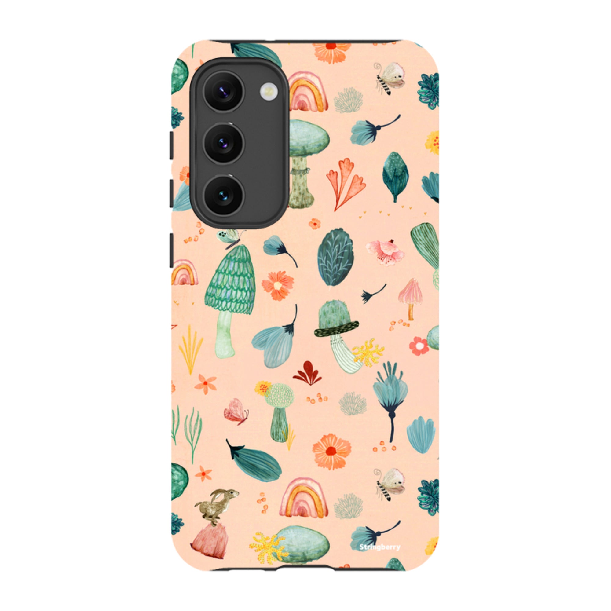 Samsung Tough Case - Mushroom World Pink By Katherine Quinn