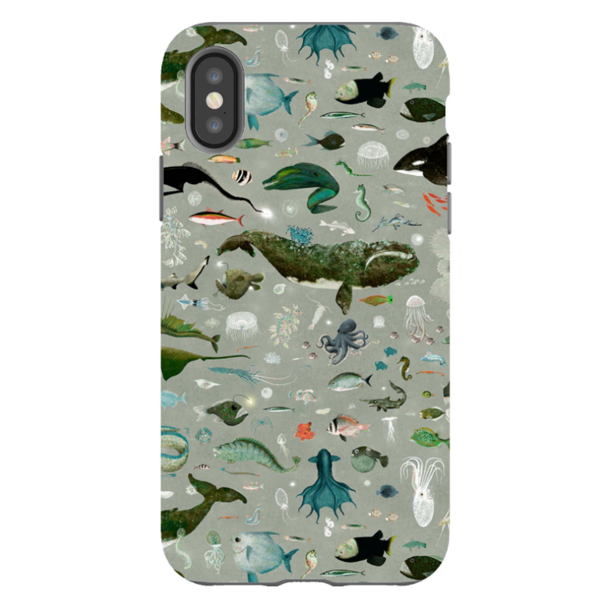 iPhone Tough Case - Moon Shadow By Katherine Quinn