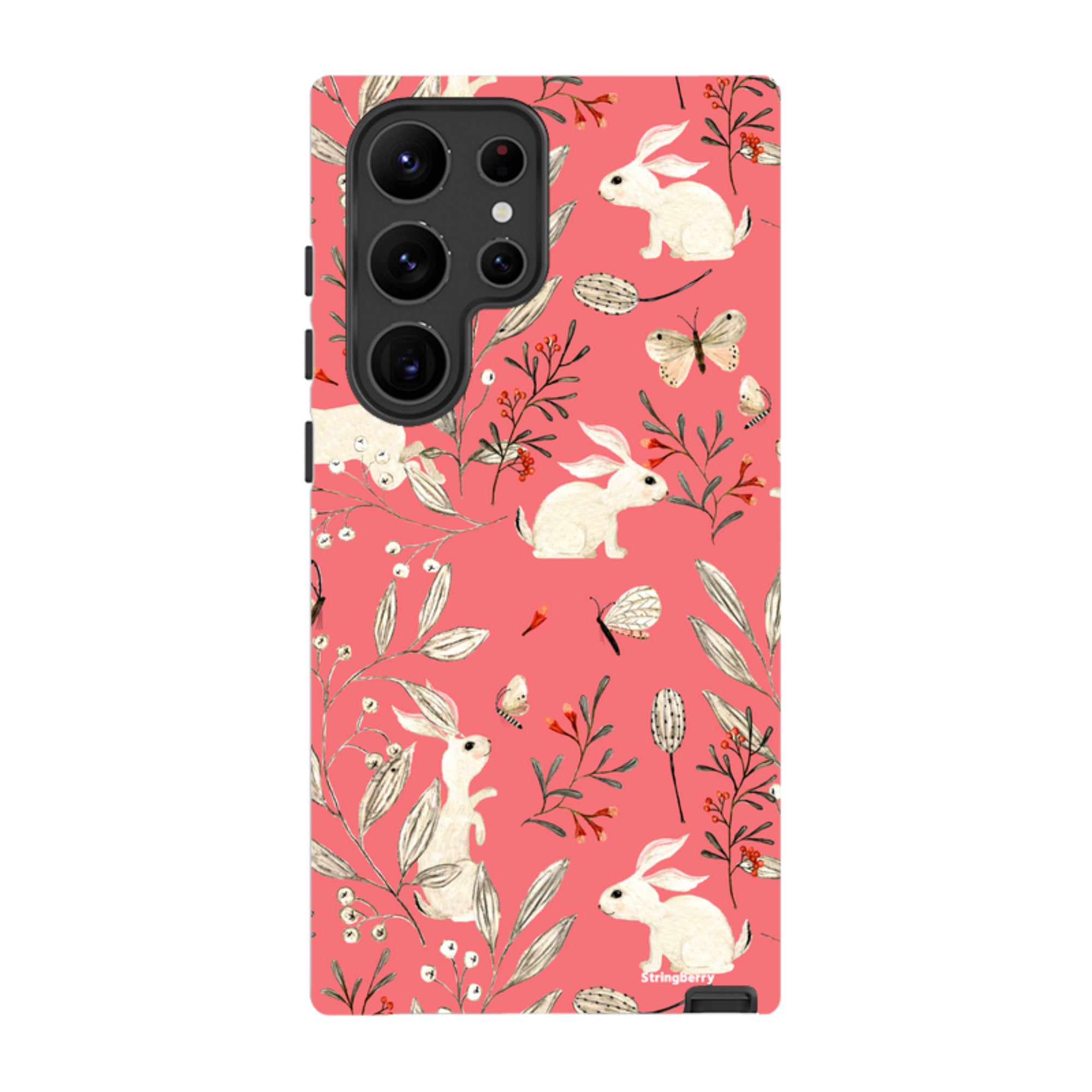 Samsung Tough Case - Bunnies Raspberries By Katherine Quinn