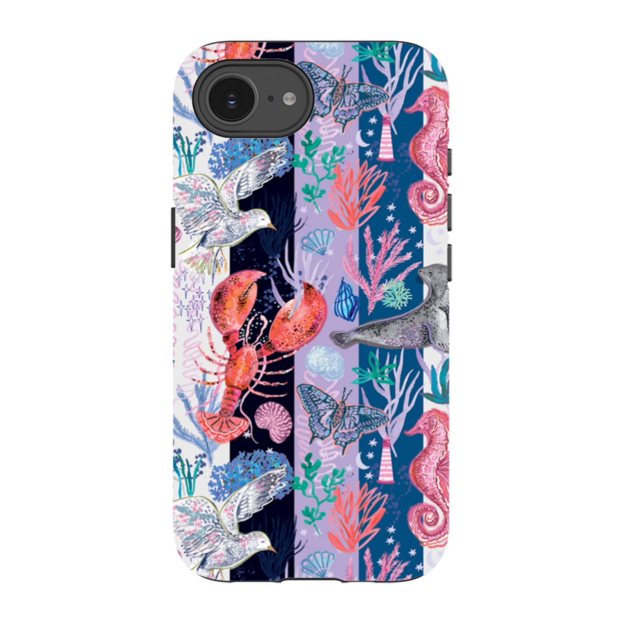 iPhone Case - Coastal Calling Stripe II By Emma Frances Grant