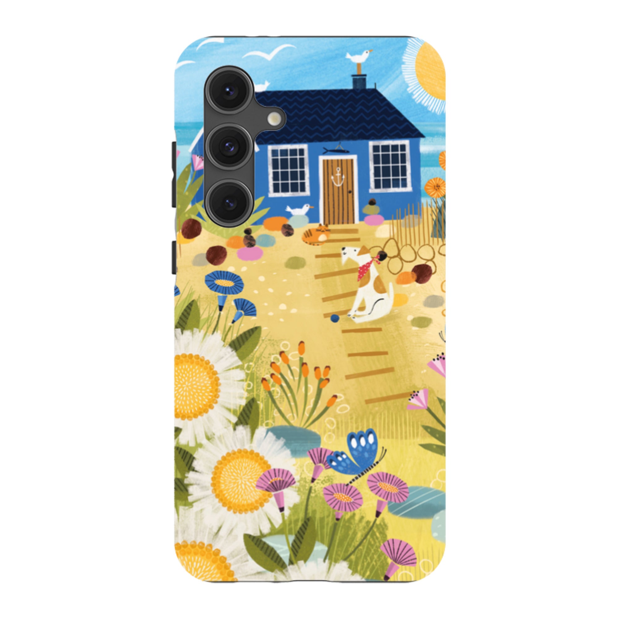 Samsung Tough  Case - Beach House By Ali Brookes