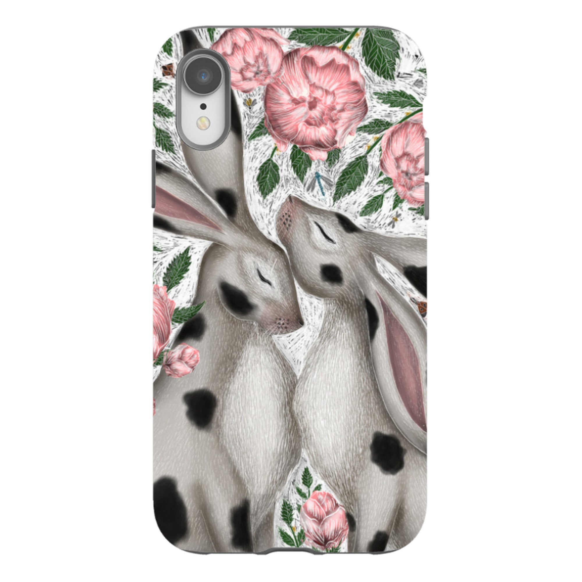 iPhone Tough Case - Hares And Peonies By Catherine Rowe