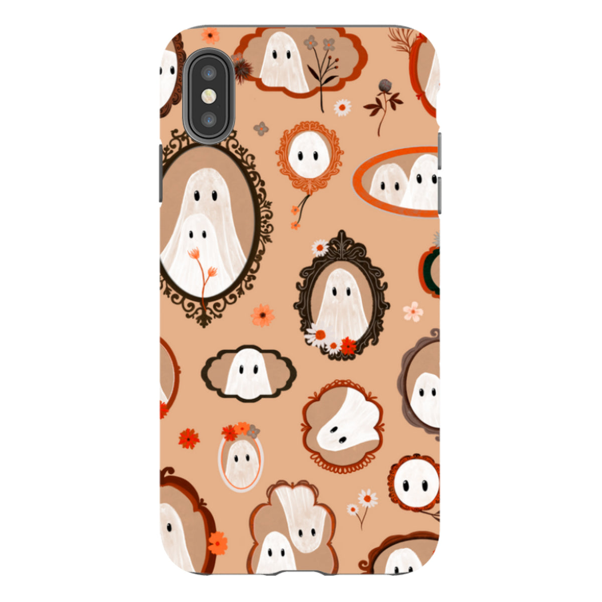 iPhone Tough Case - Framed Ghosts - Cider Clay By Katherine Quinn