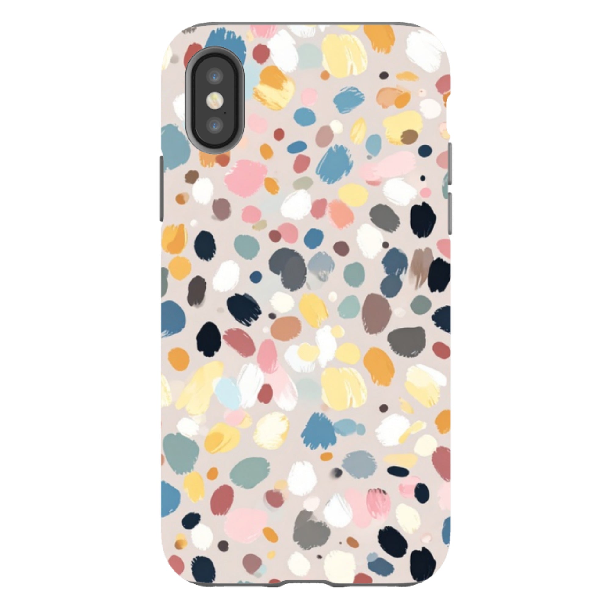iPhone Tough Case - Summer Polka