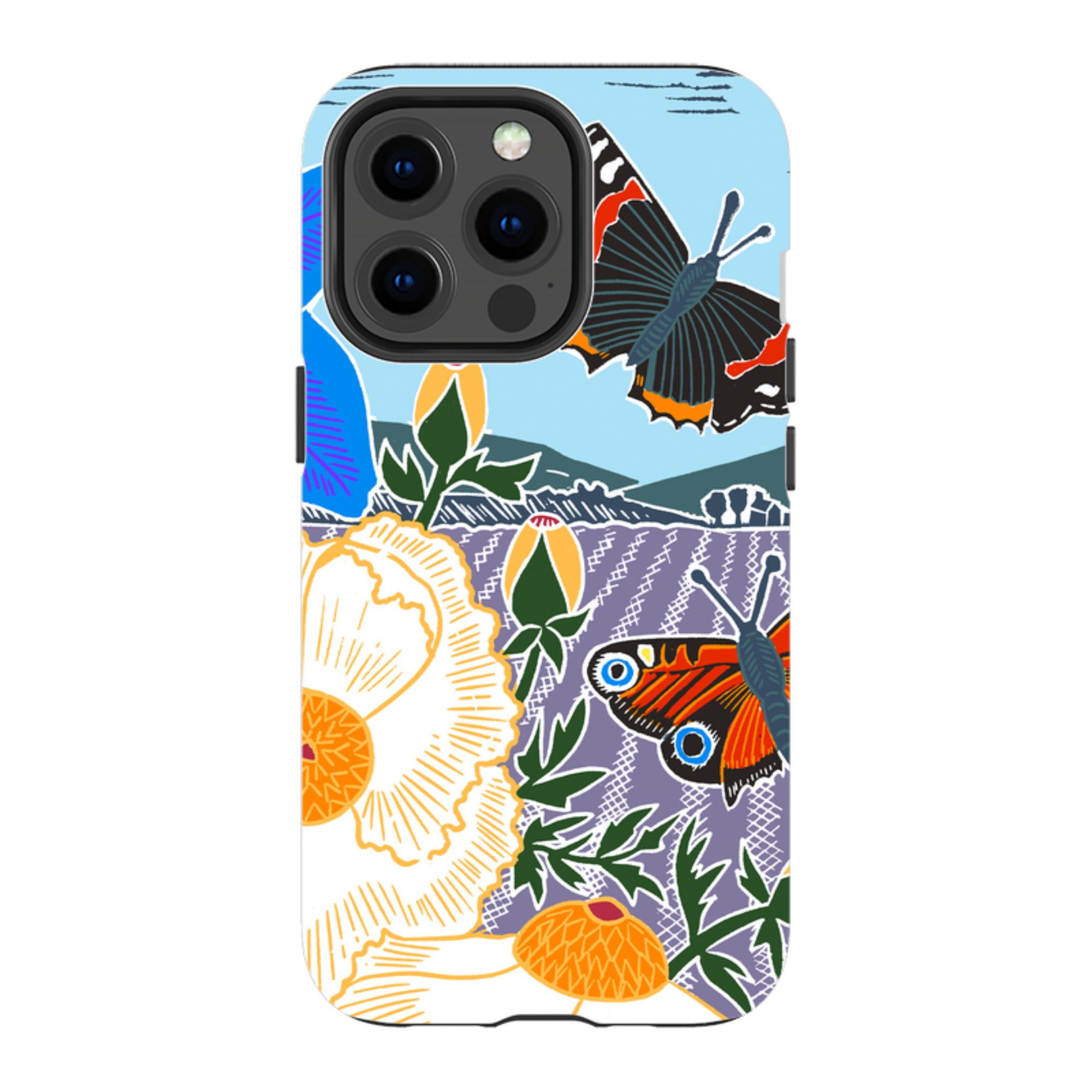 iPhone Tough Case - Bold Butterflies By Kate Heiss